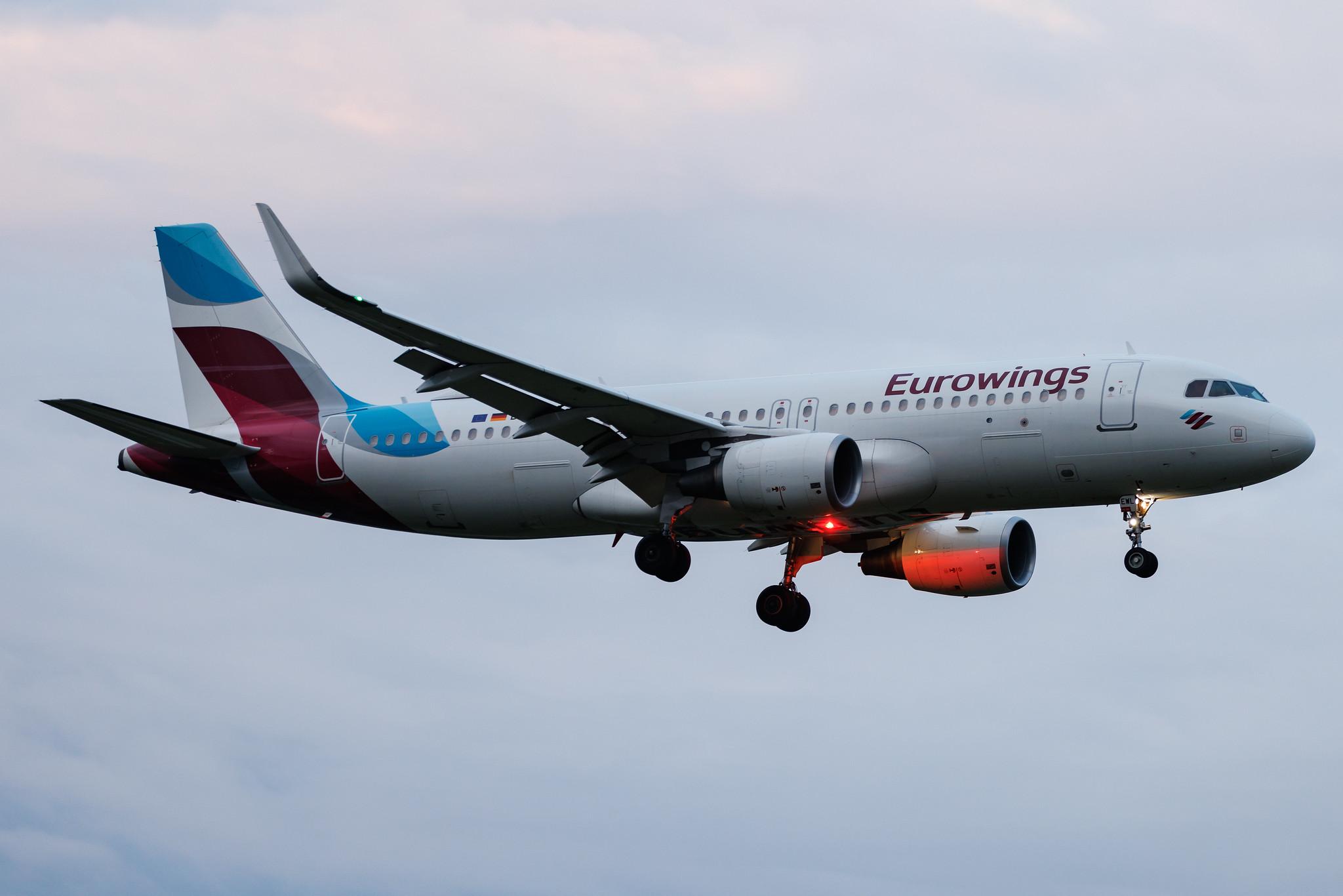 Hamburg Airport: Eurowings (EW / EWG) | Airbus A320-214 A320 | D-AEWL | MSN 7263