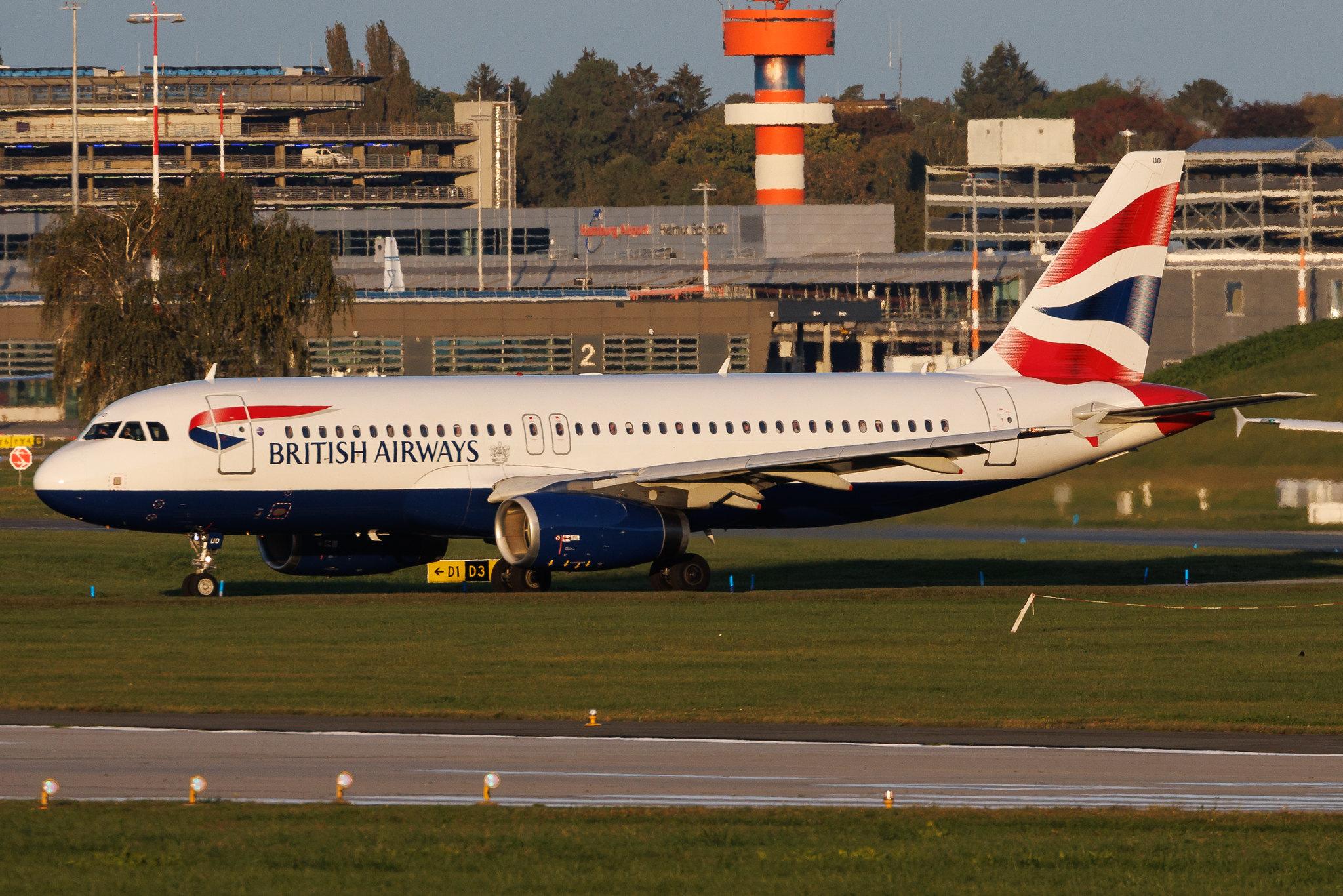 Hamburg Airport: British Airways (BA / BAW) | Airbus A320-232 A320 | G-EUUO | MSN 1958
