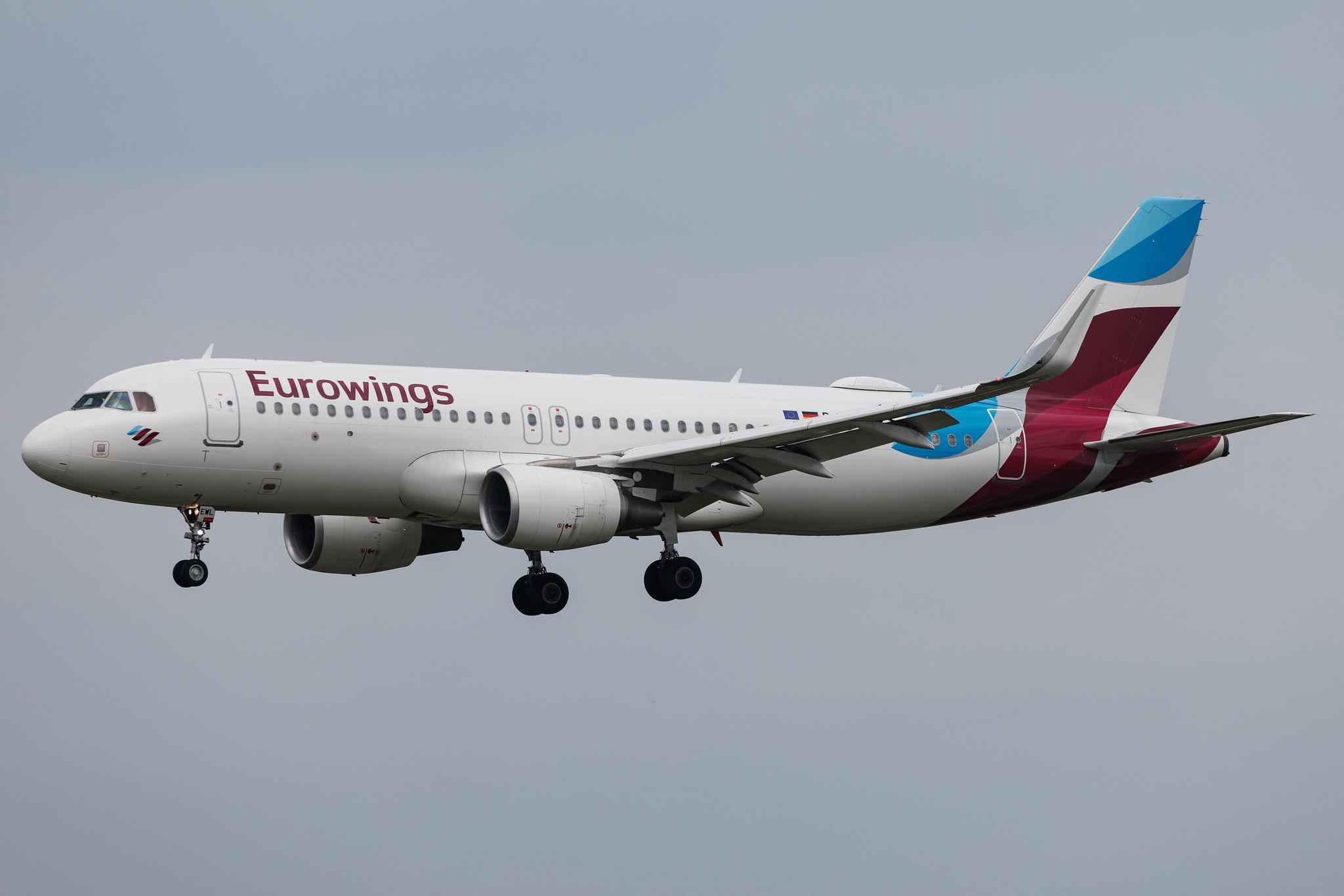 Hamburg Airport: Eurowings (EW / EWG) | Airbus A320-214 A320 | D-AEWL | MSN 7263