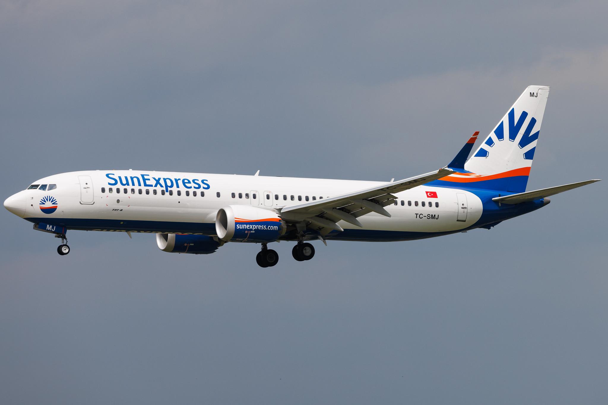 Hamburg Airport: SunExpress (XQ / SXS) | Boeing 737 MAX 8 B38M | TC-SMJ | MSN 61335
