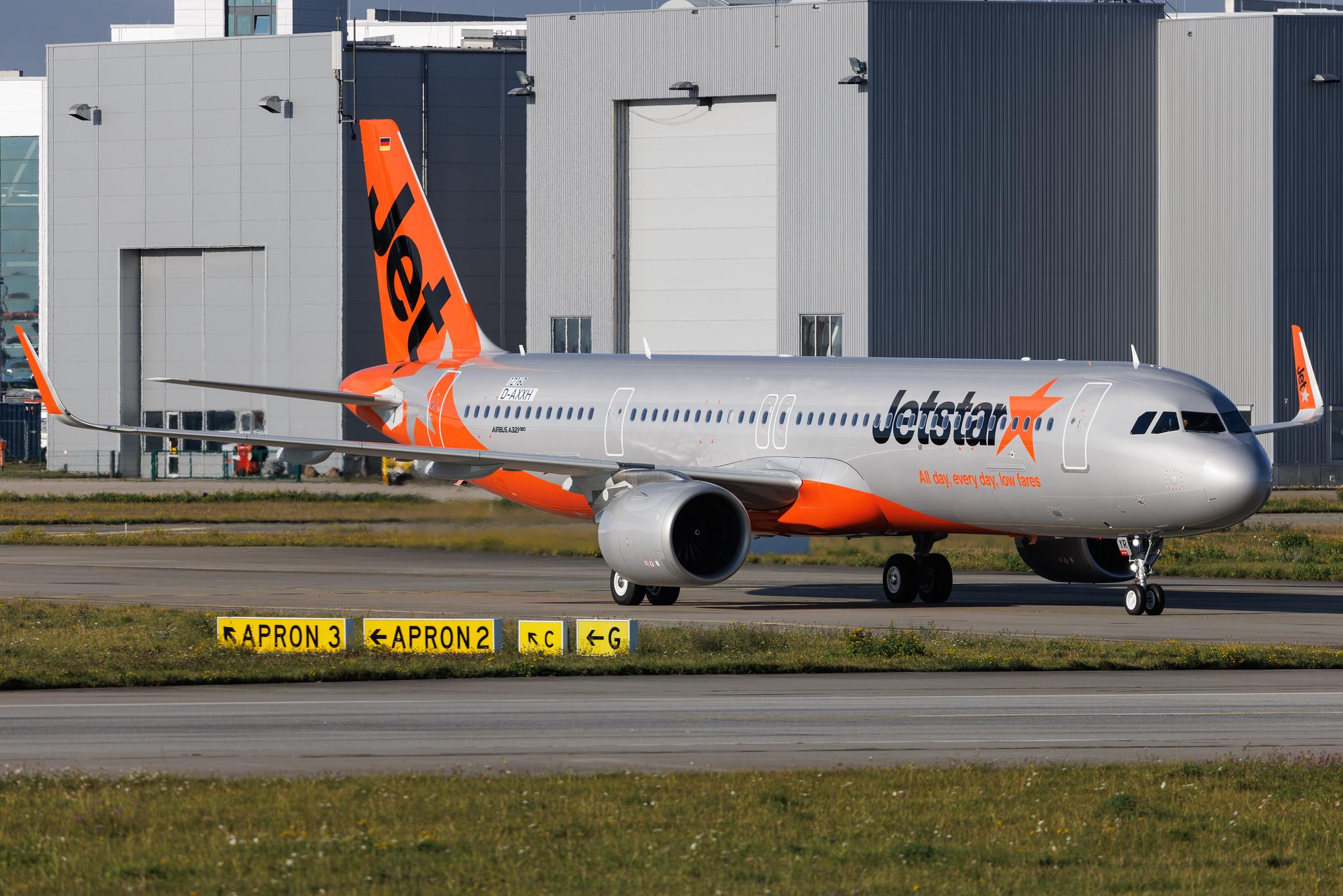 Hamburg Finkenwerder: Jetstar Airways (JQ / JST) | Airbus A321-251NX A21N | D-AXXH | VH-OYR | MSN 12160
