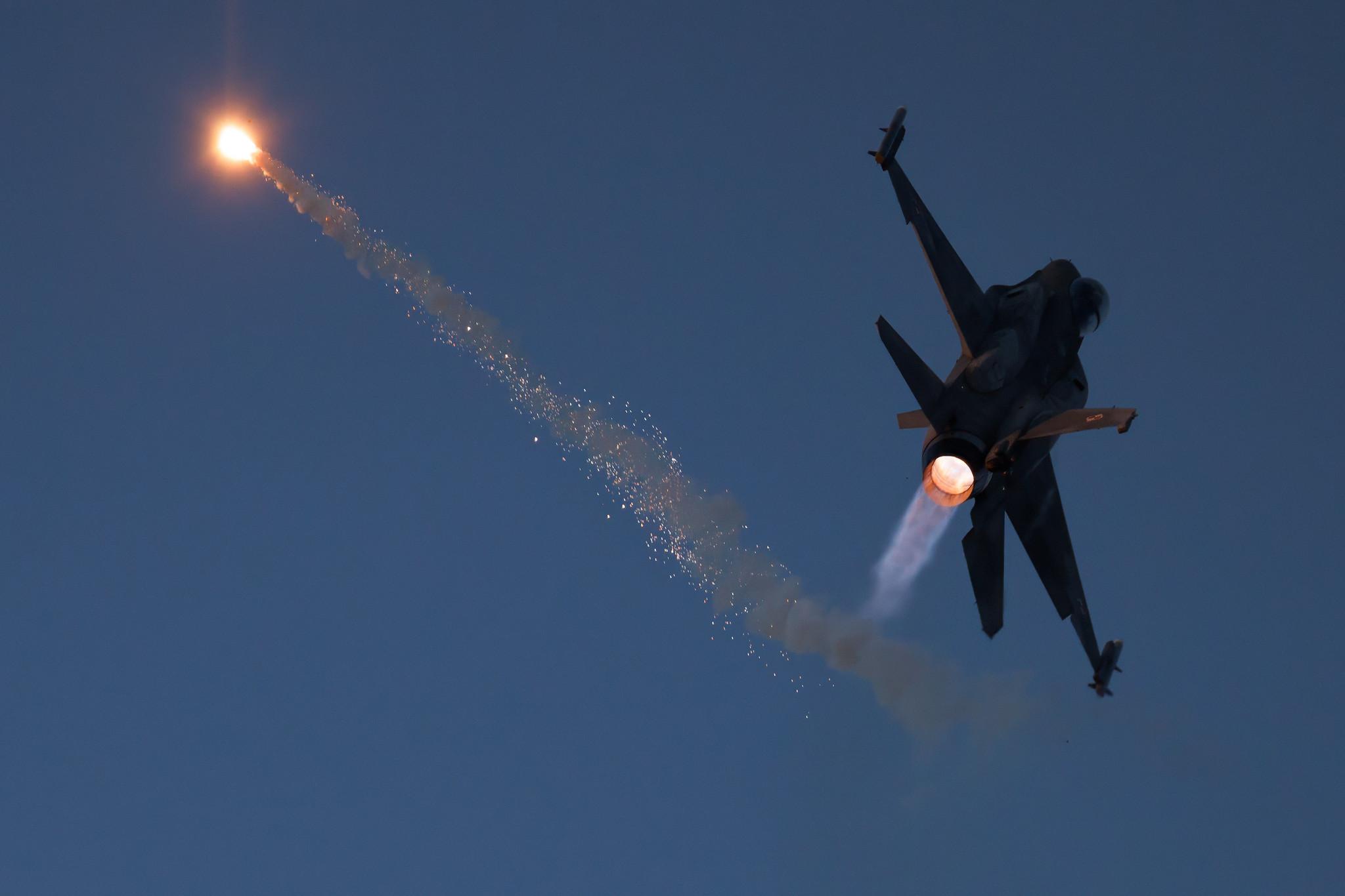 ANTIDOTUM Airshow Leszno: Polish Air Force (/ PLF) | General Dynamics F-16C Fighting Falcon F16 | 4061 | MSN JC-22