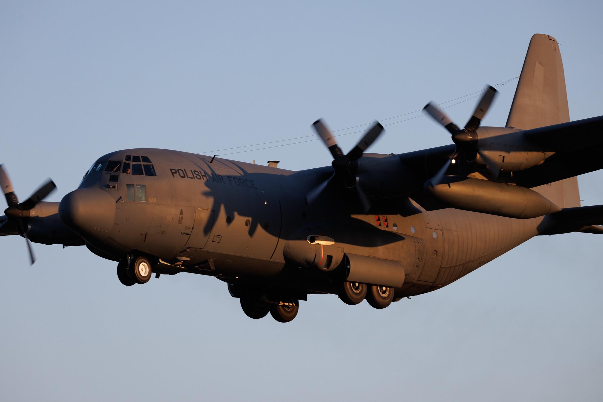 ANTIDOTUM Airshow Leszno: Polish Air Force (/ PLF) | Lockheed C-130E Hercules (L-382) C130 | 1501 | MSN 382-4428