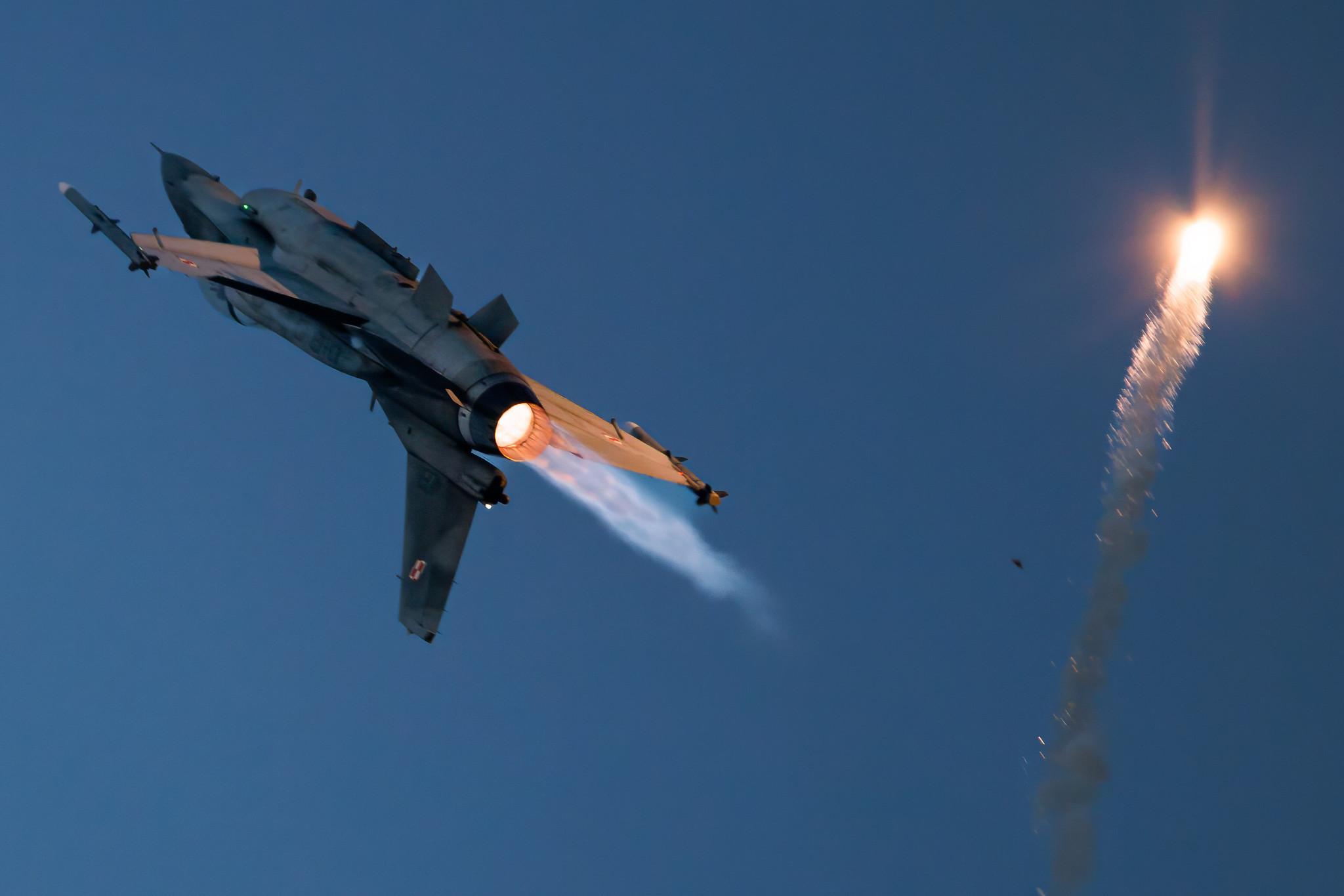 ANTIDOTUM Airshow Leszno: Polish Air Force (/ PLF) | General Dynamics F-16C Fighting Falcon F16 | 4061 | MSN JC-22