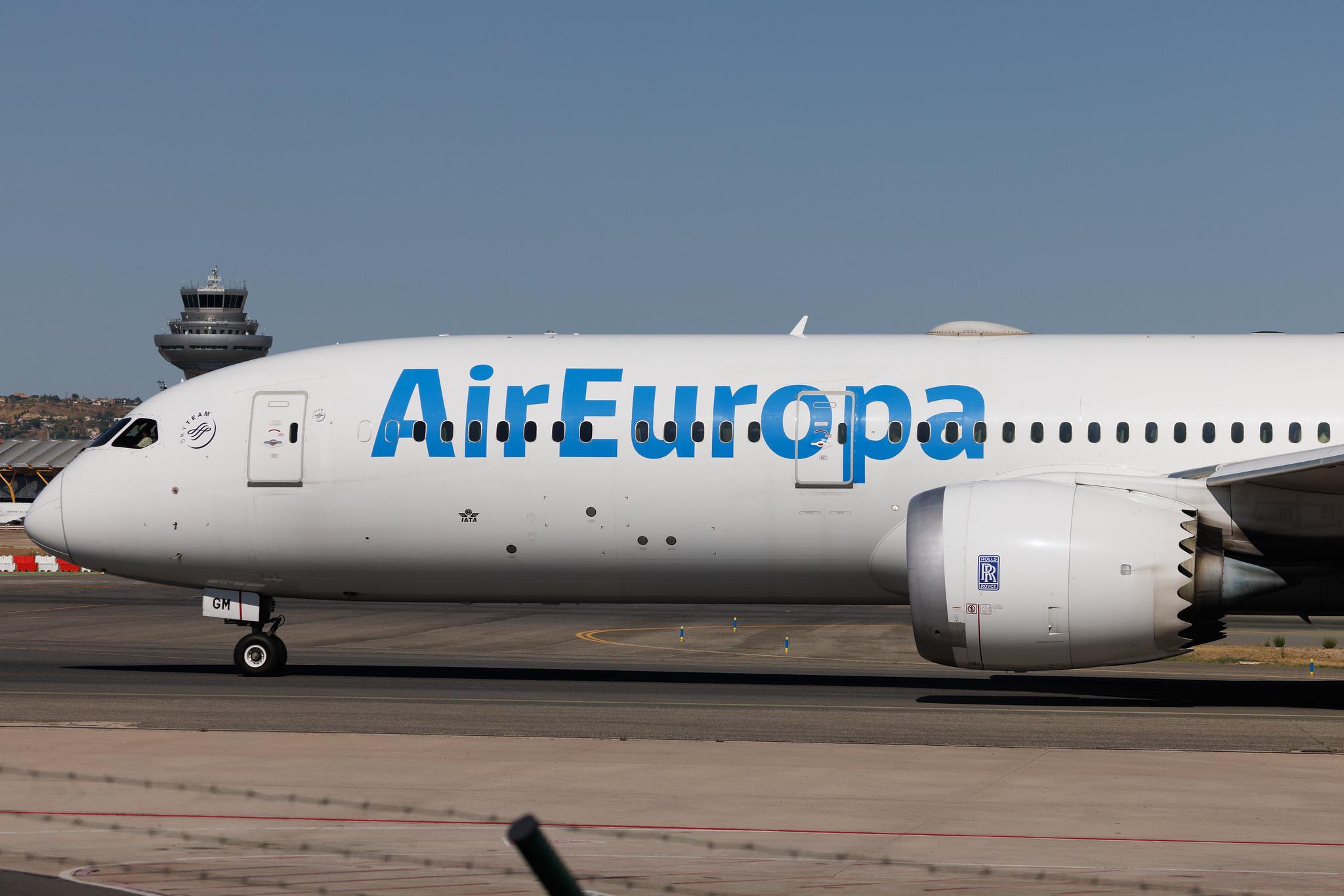 Madrid Barajas Airport: Air Europa (UX / AEA) | Boeing 787-9 Dreamliner B789 | EC-NGM | MSN 62517