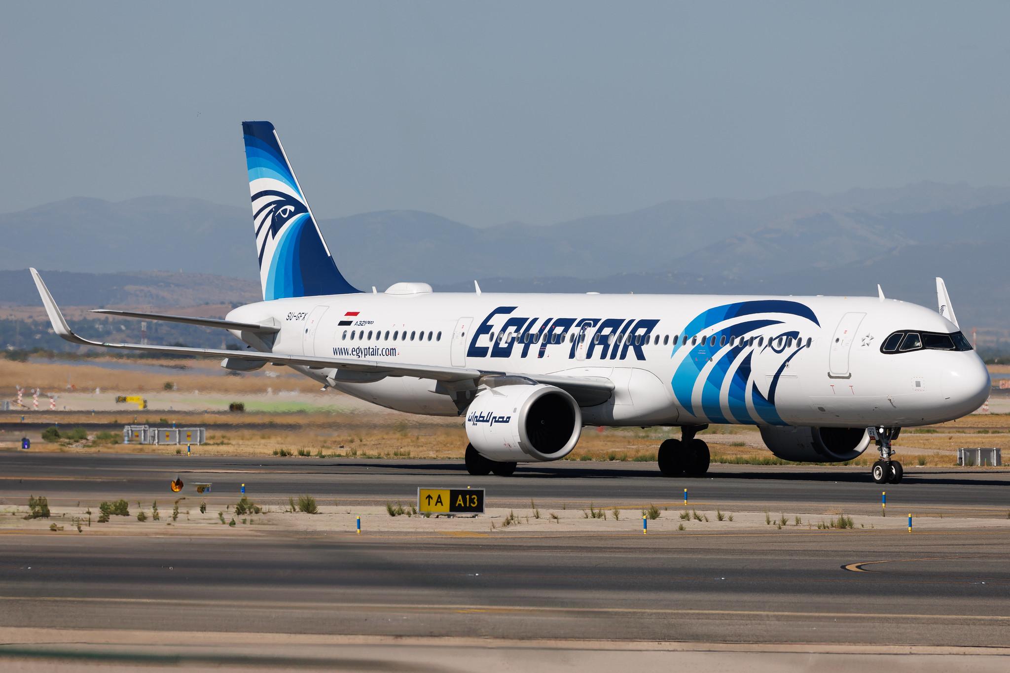 Madrid Barajas Airport: Egyptair (MS / MSR) | Airbus A321-251NX A21N | SU-GFX | MSN 11557