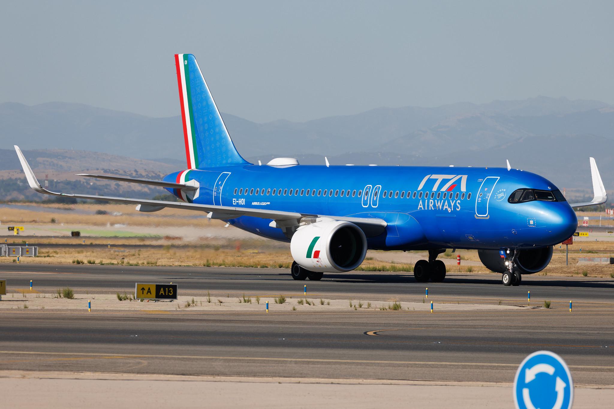 Madrid Barajas Airport: ITA Airways (AZ / ITY) | Airbus A320-272N A20N | EI-HOI | MSN 11945