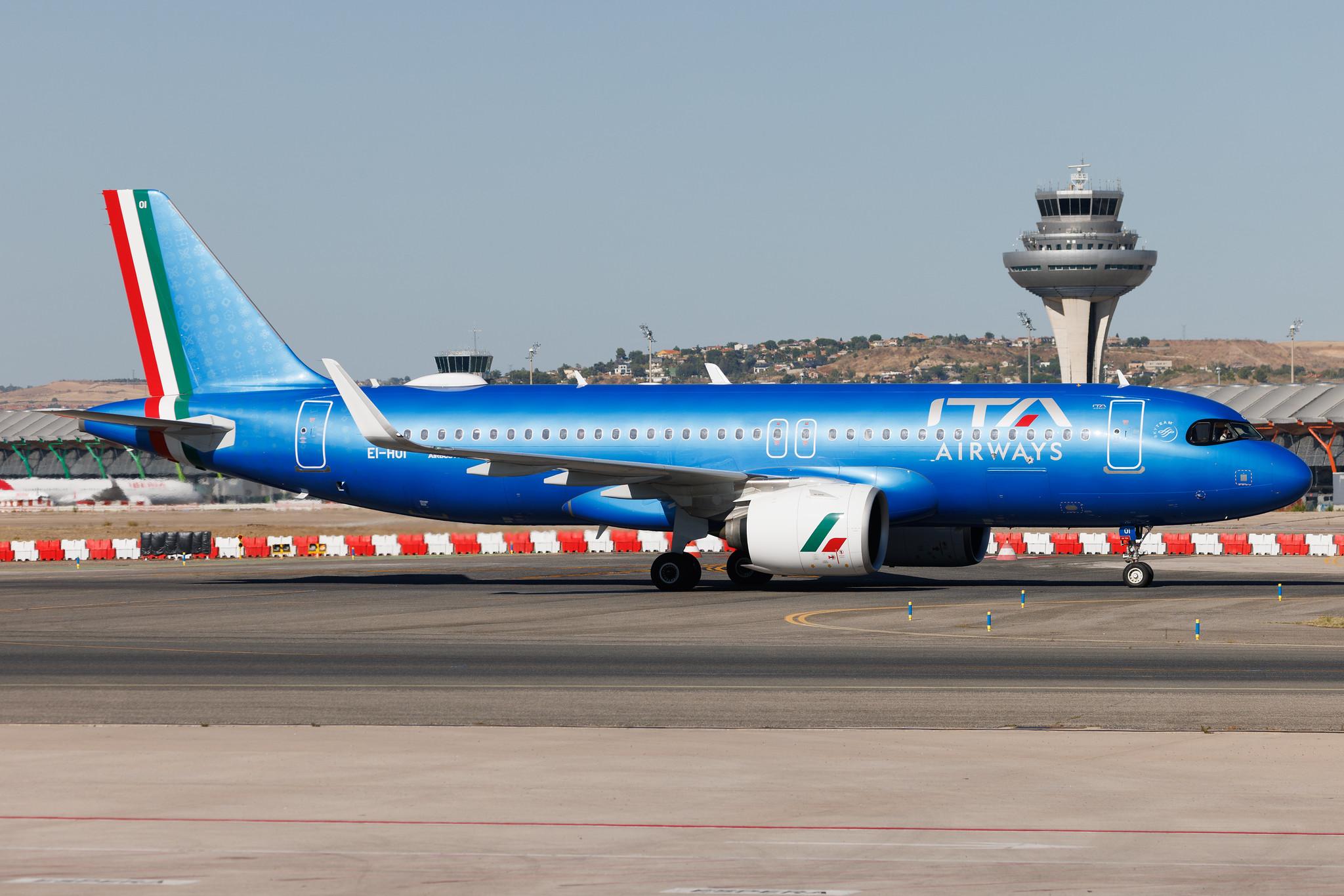 Madrid Barajas Airport: ITA Airways (AZ / ITY) | Airbus A320-272N A20N | EI-HOI | MSN 11945
