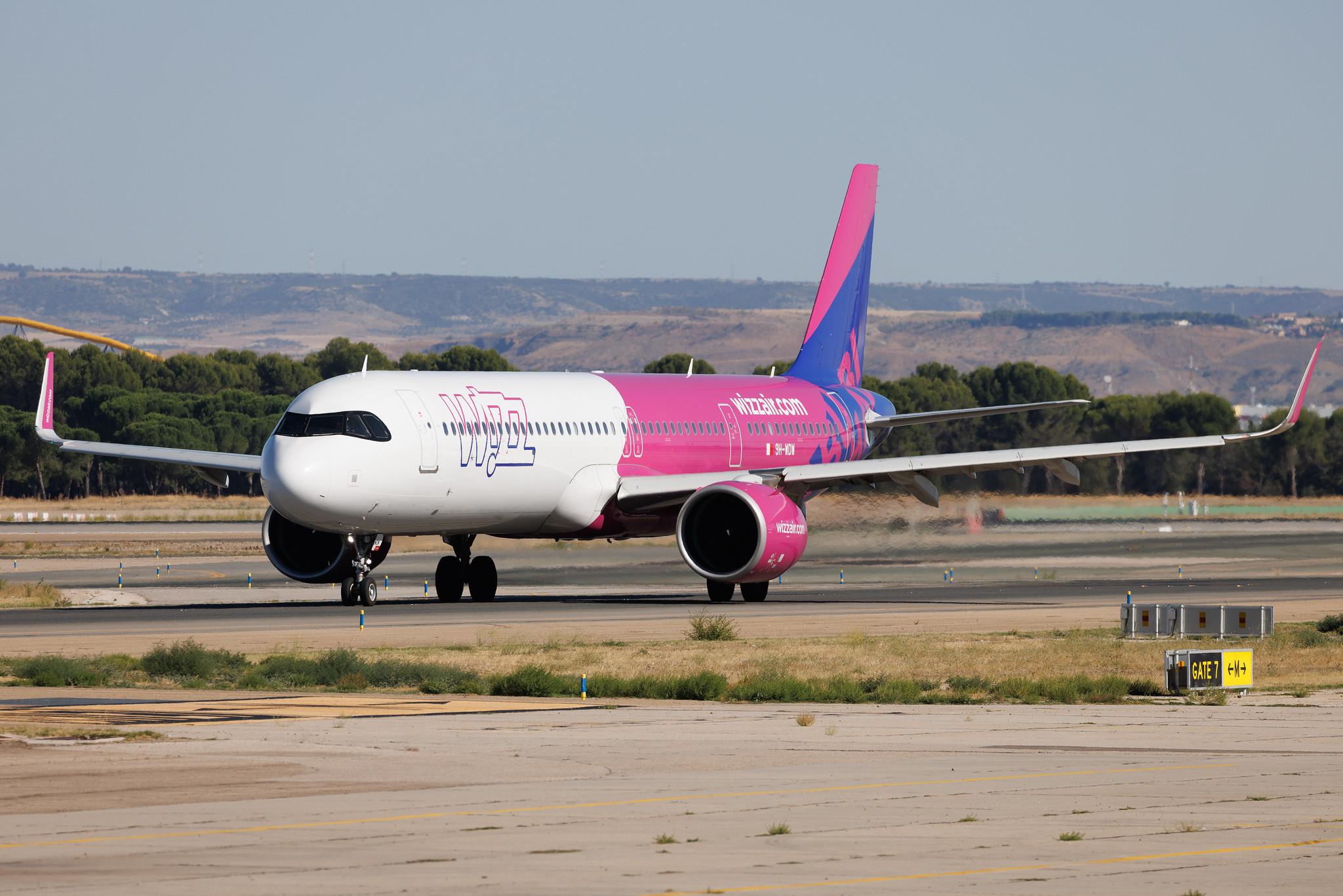 Madrid Barajas Airport: Wizz Air (W6 / WZZ) | Operator: Wizz Air Malta | Airbus A321-271NX A21N | 9H-WDW | MSN 11460