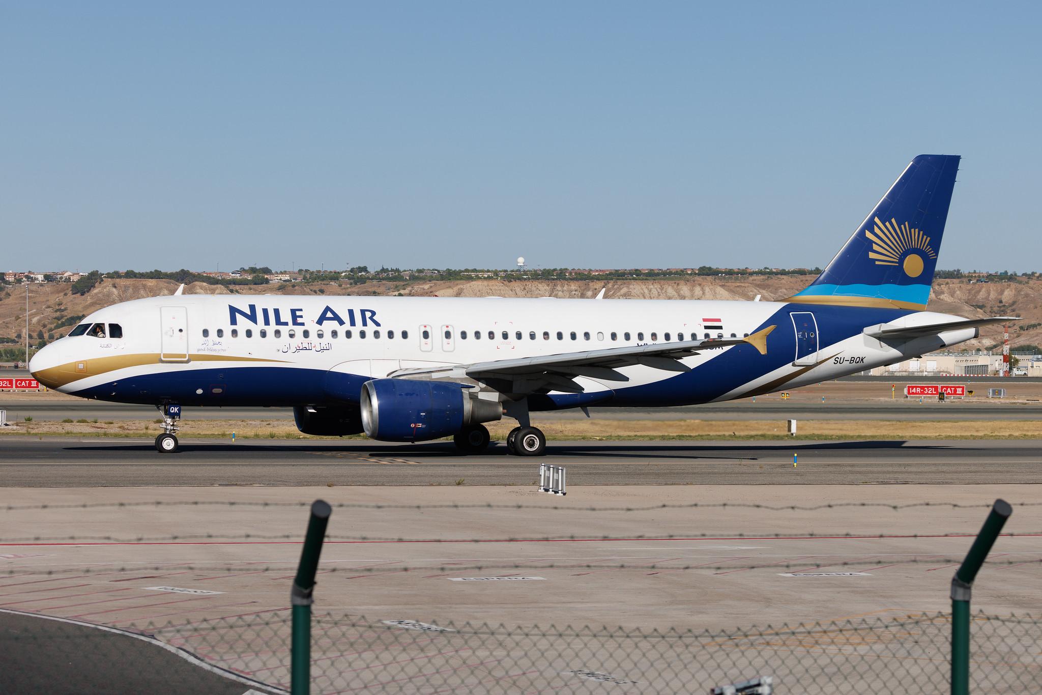 Madrid Barajas Airport: Nile Air (NP / NIA) | Airbus A320-214 A320 | SU-BQK | MSN 03925