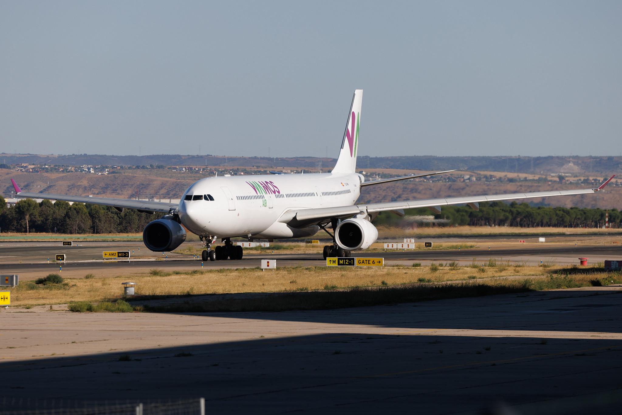Madrid Barajas Airport: Wamos Air (EB / PLM) | Airbus A330-343 A333 | EC-NHM | MSN 0935