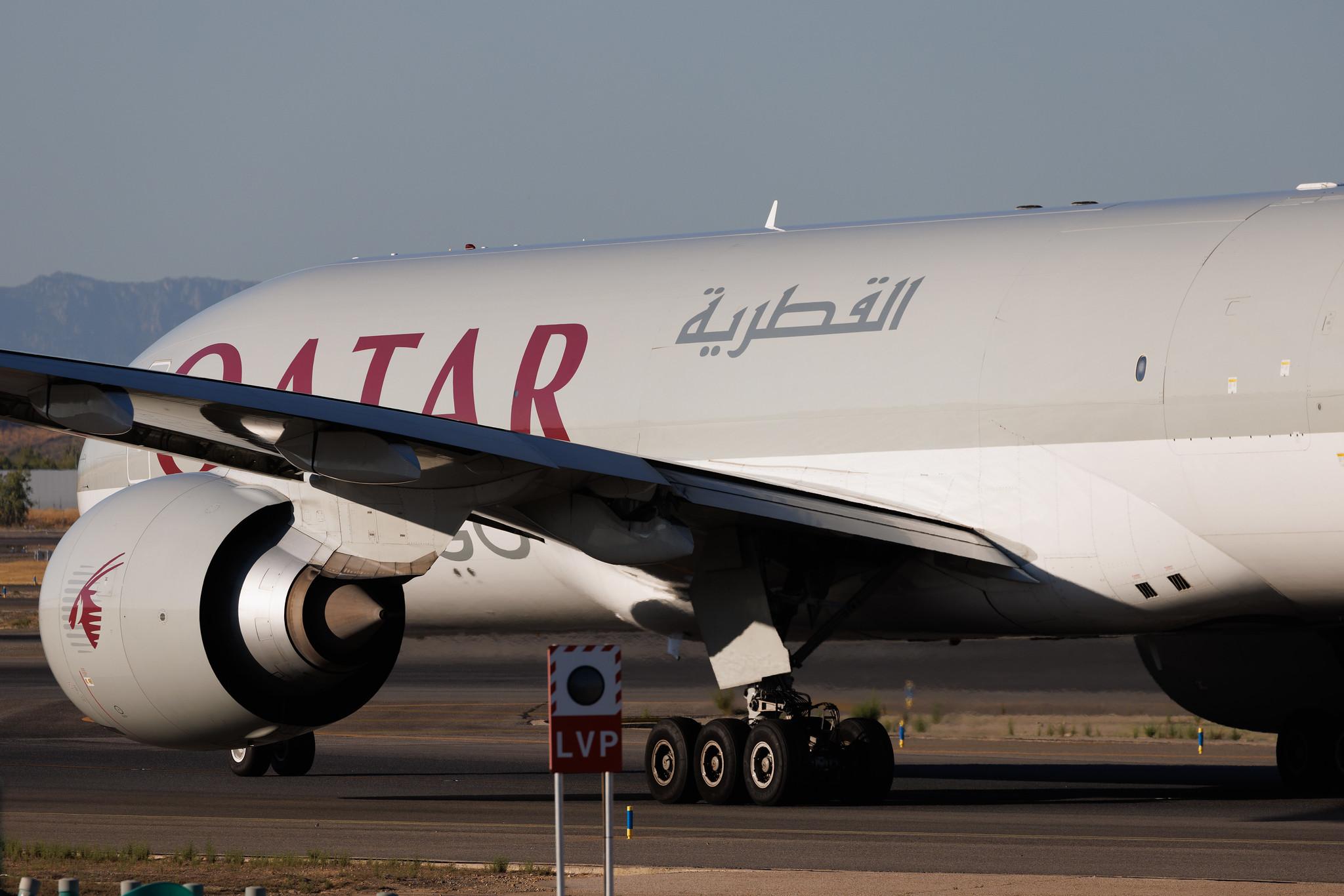 Madrid Barajas Airport: Qatar Cargo (QR / QTR) | Operator: Qatar Airways | Boeing 777-FDZ B77L | A7-BFH | MSN 42298