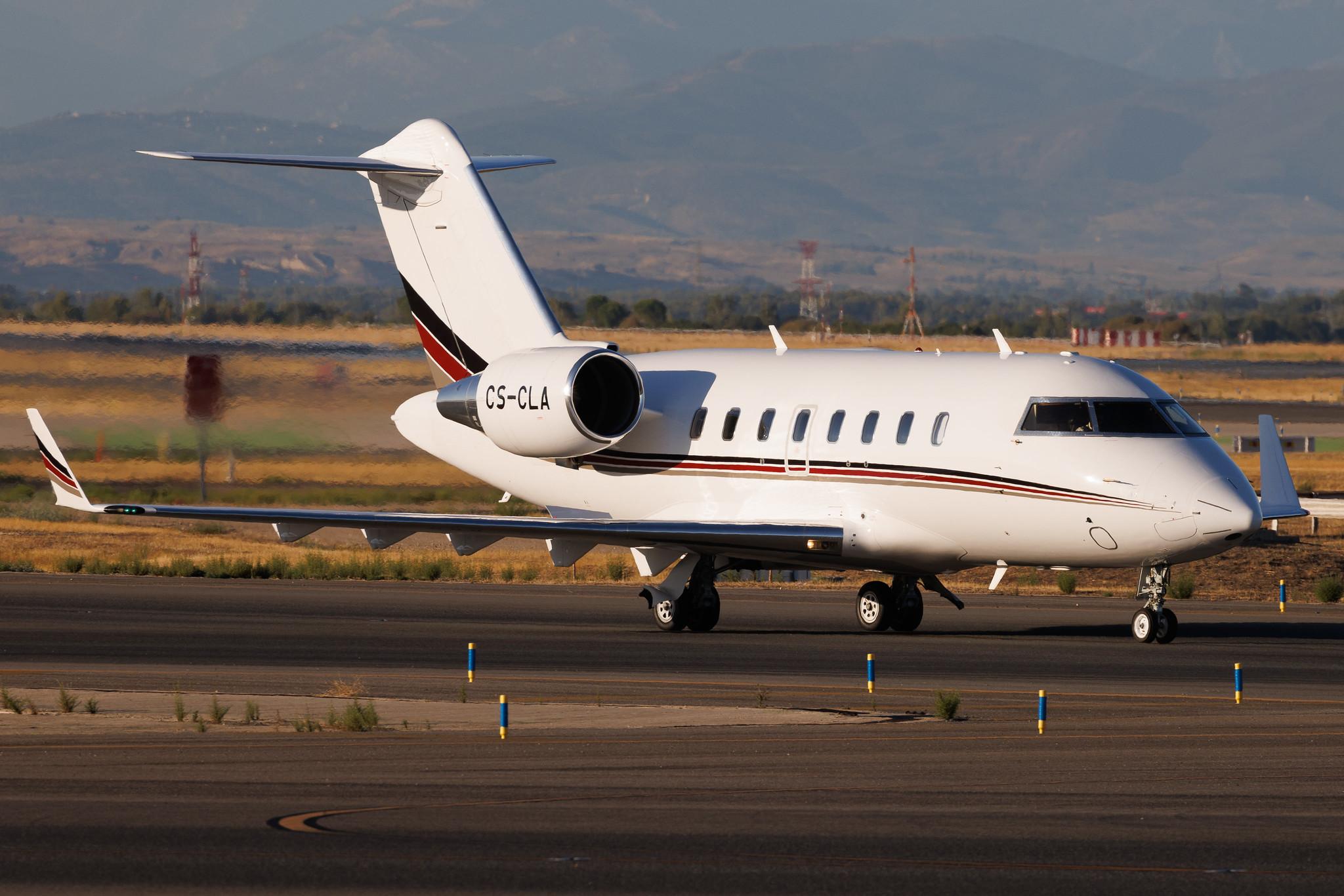 Madrid Barajas Airport: NetJets Europe (/ NJE) | Bombardier Challenger 650 CL60 | CS-CLA | MSN 6183