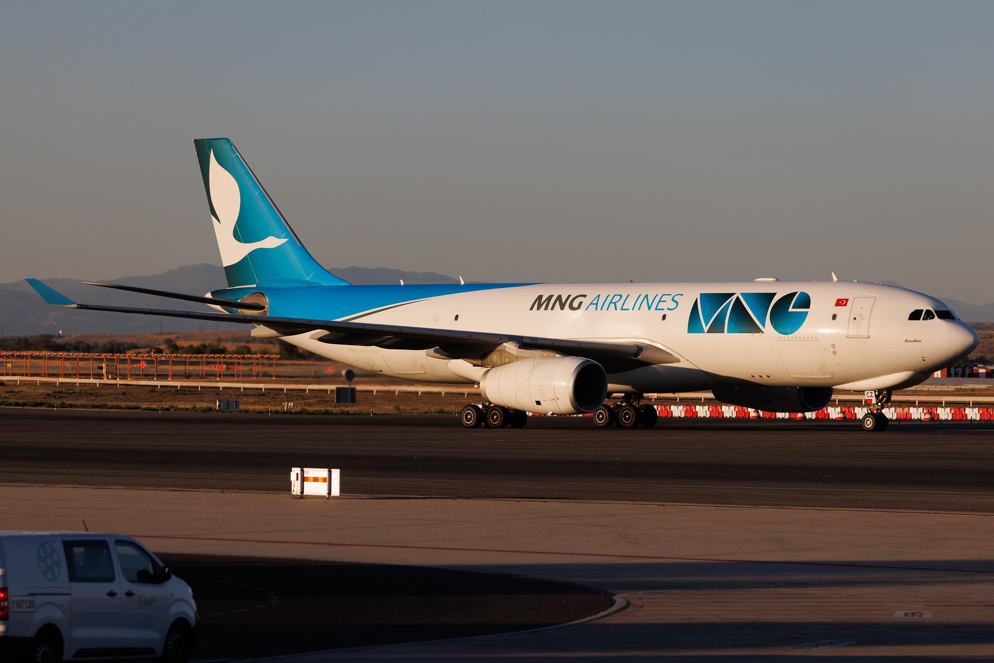 Madrid Barajas Airport: MNG Airlines (MB / MNB) | Airbus A330-243F A332 | TC-MCZ | MSN 1332