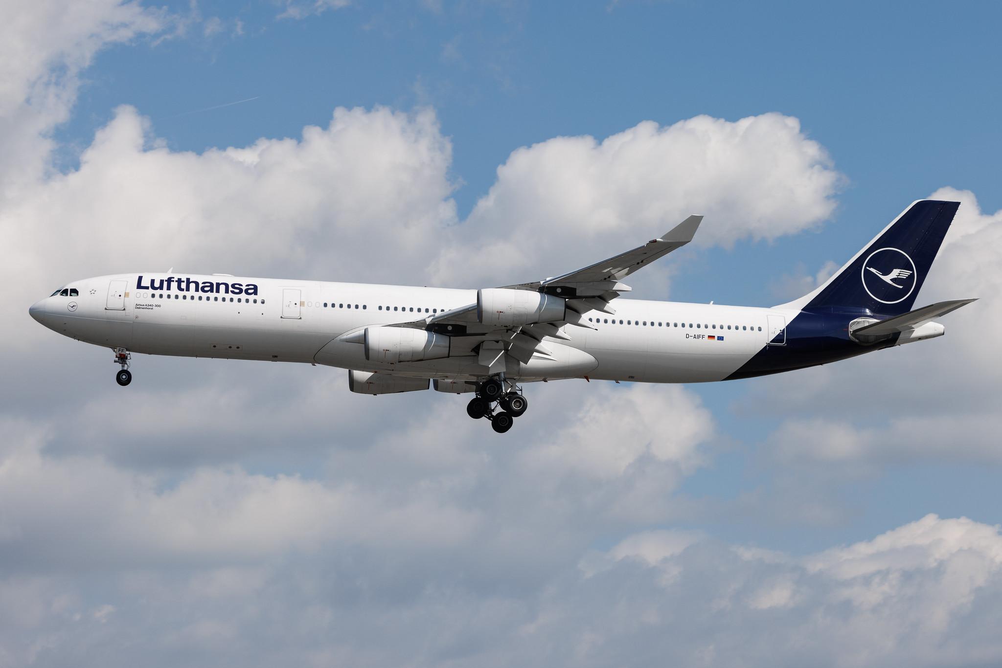 Frankfurt Airport: Lufthansa (LH / DLH) | Airbus A340-313 A343 | D-AIFF | MSN 0447