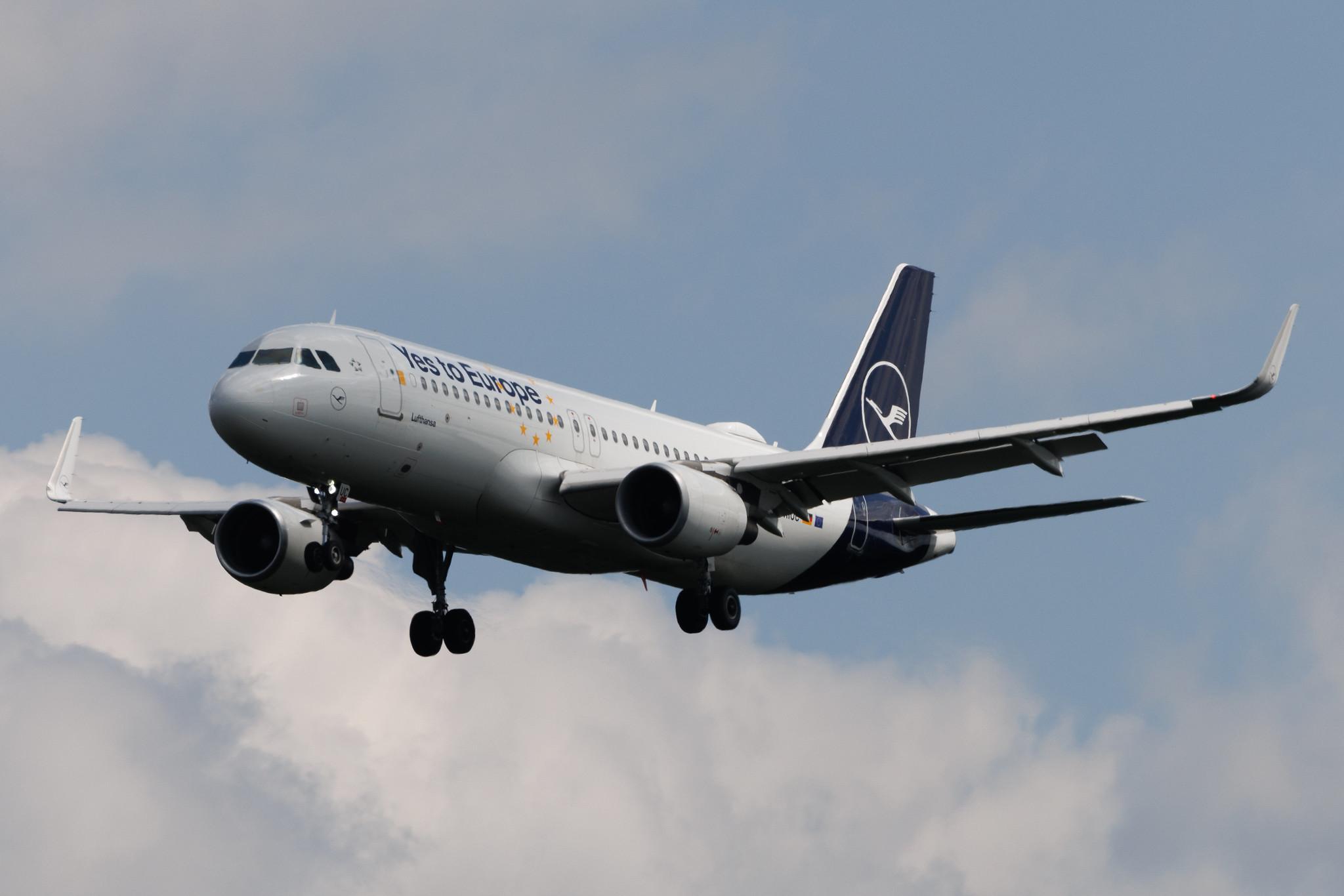 Frankfurt Airport: Lufthansa (LH / DLH) | Livery: Yes to Europe Livery | Airbus A320-214 A320 | D-AIUC | MSN 6006