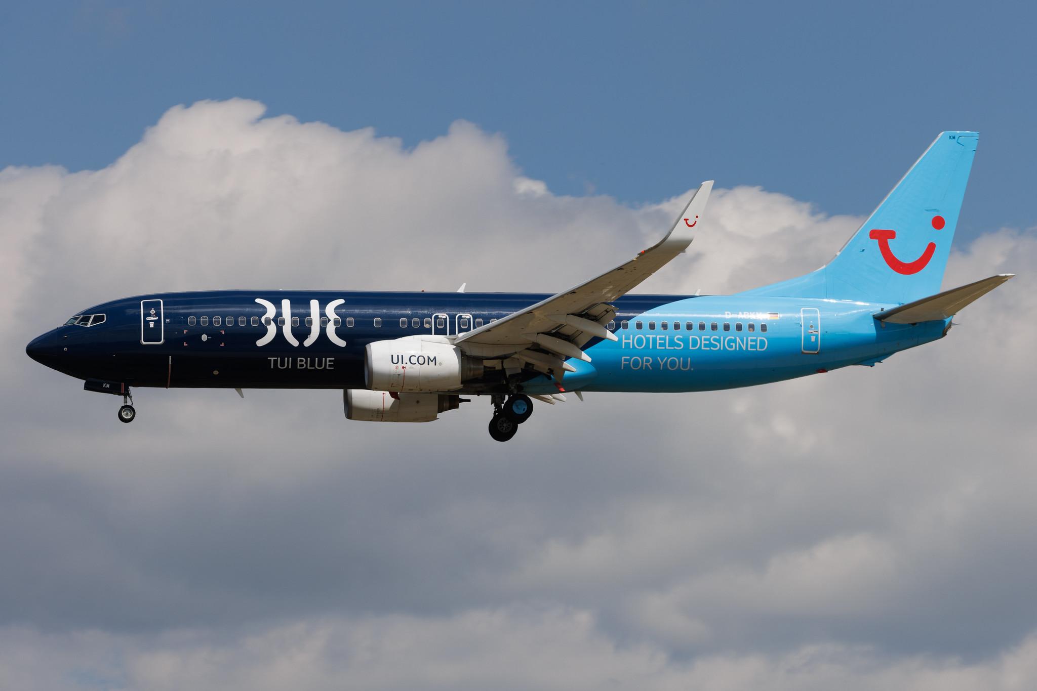 Frankfurt Airport: TUI (X3 / TUI) | Livery: TUI Blue Livery | Operator: TUI fly | Boeing 737-86J B738 | D-ABKM | MSN 37755