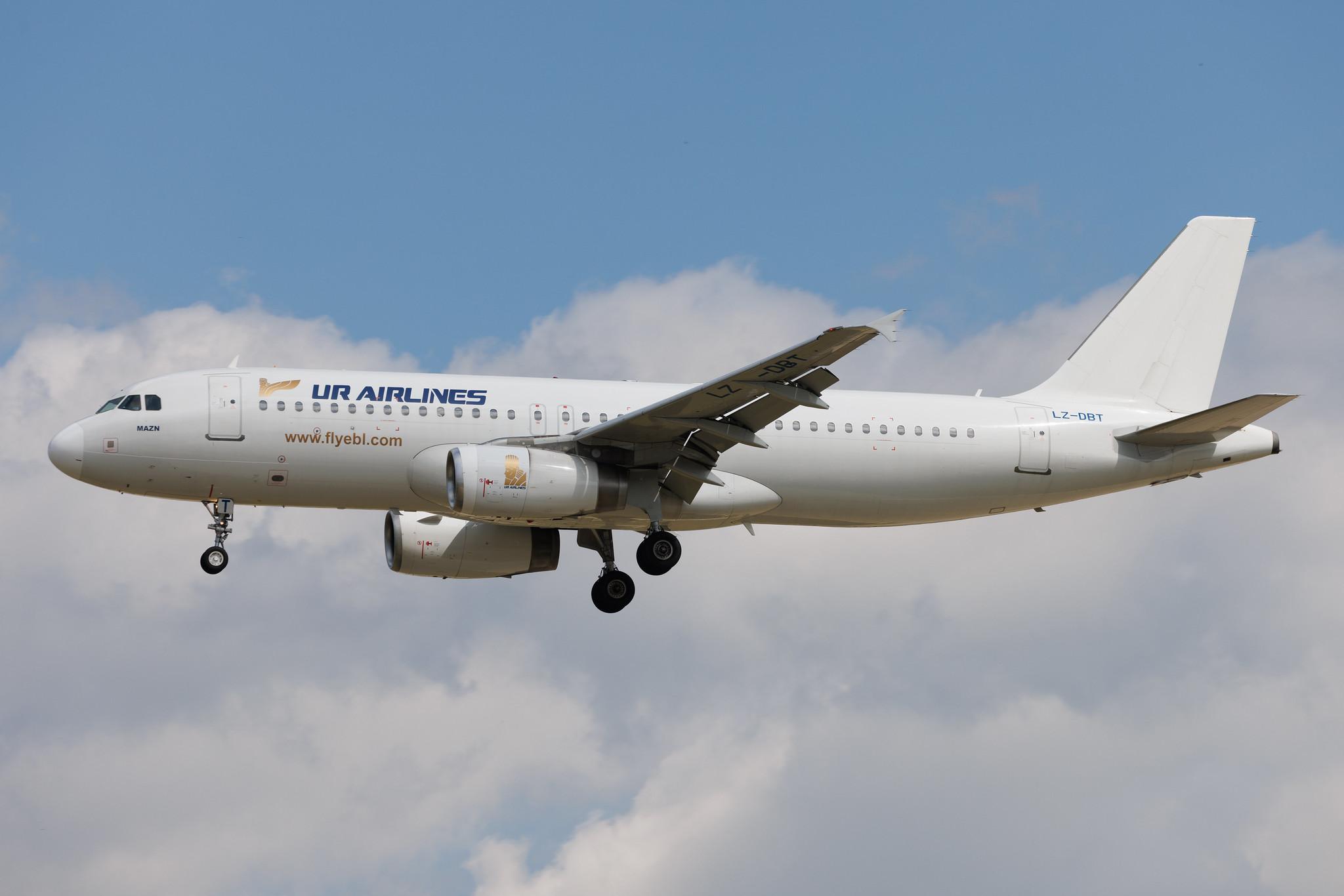 Frankfurt Airport: Corendon Airlines (XC / CAI) | Operator: BH Air | Airbus A320-232 A320 | LZ-DBT | MSN 2908