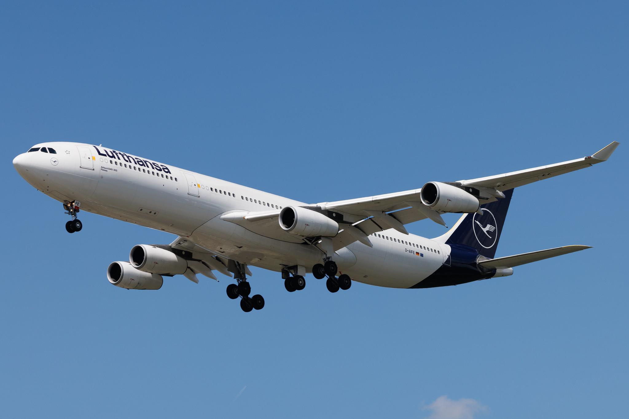 Frankfurt Airport: Lufthansa (LH / DLH) | Airbus A340-313 A343 | D-AIFE | MSN 0434