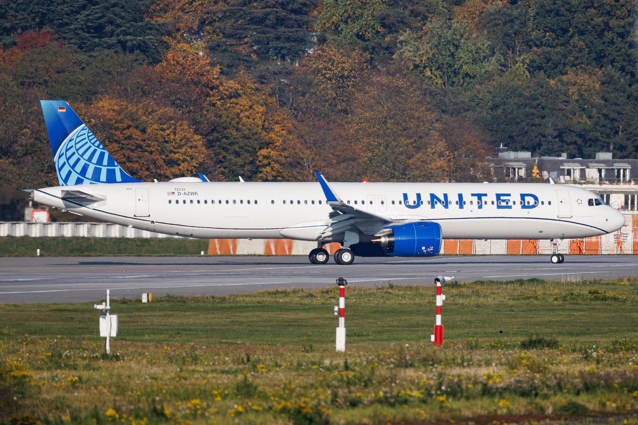 Hamburg Finkenwerder: United Airlines (UA / UAL) | Airbus A321-271NX A21N | D-AZWR | N24526 | MSN 12131