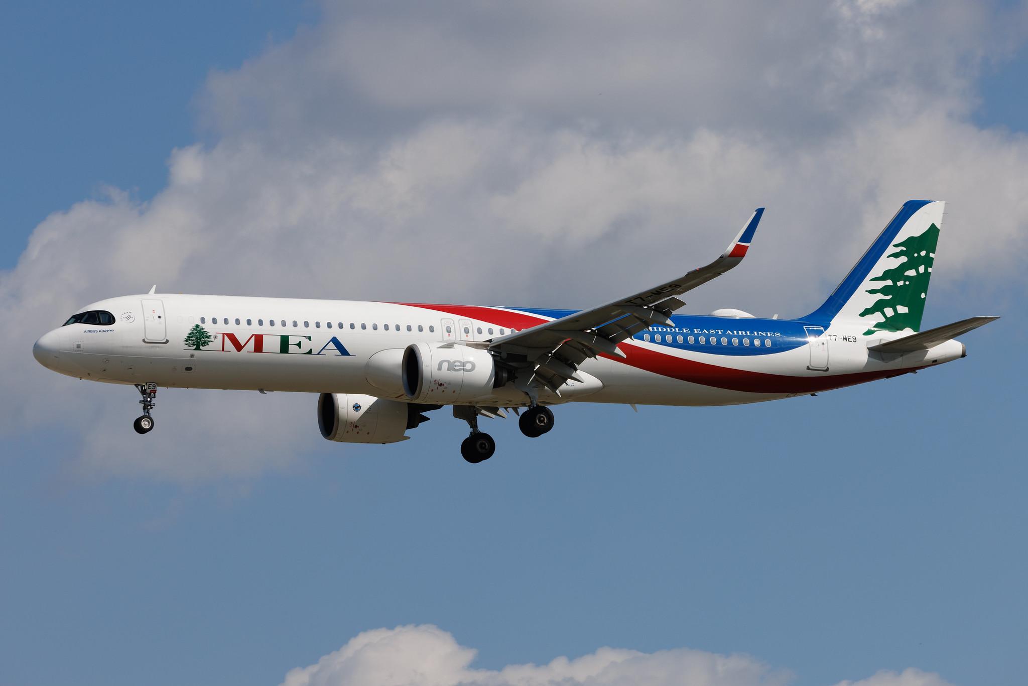 Frankfurt Airport: MEA (ME / MEA) | Airbus A321-271NX A21N | T7-ME9 | MSN 10322