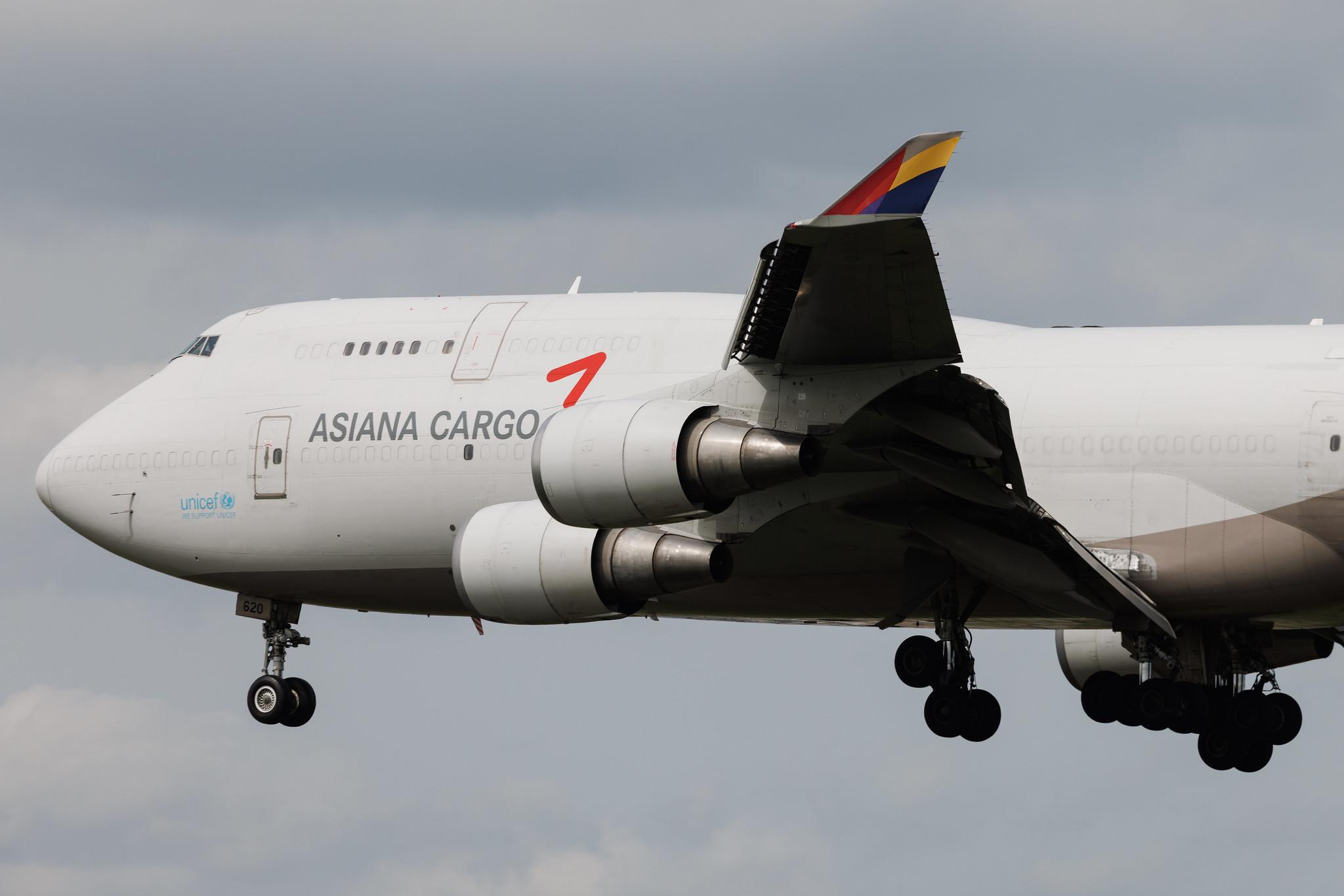 Frankfurt Airport: Asiana Cargo (OZ / AAR) | Operator: Asiana Airlines | Boeing 747-419(BDSF) B744 | HL7620 | MSN 29375