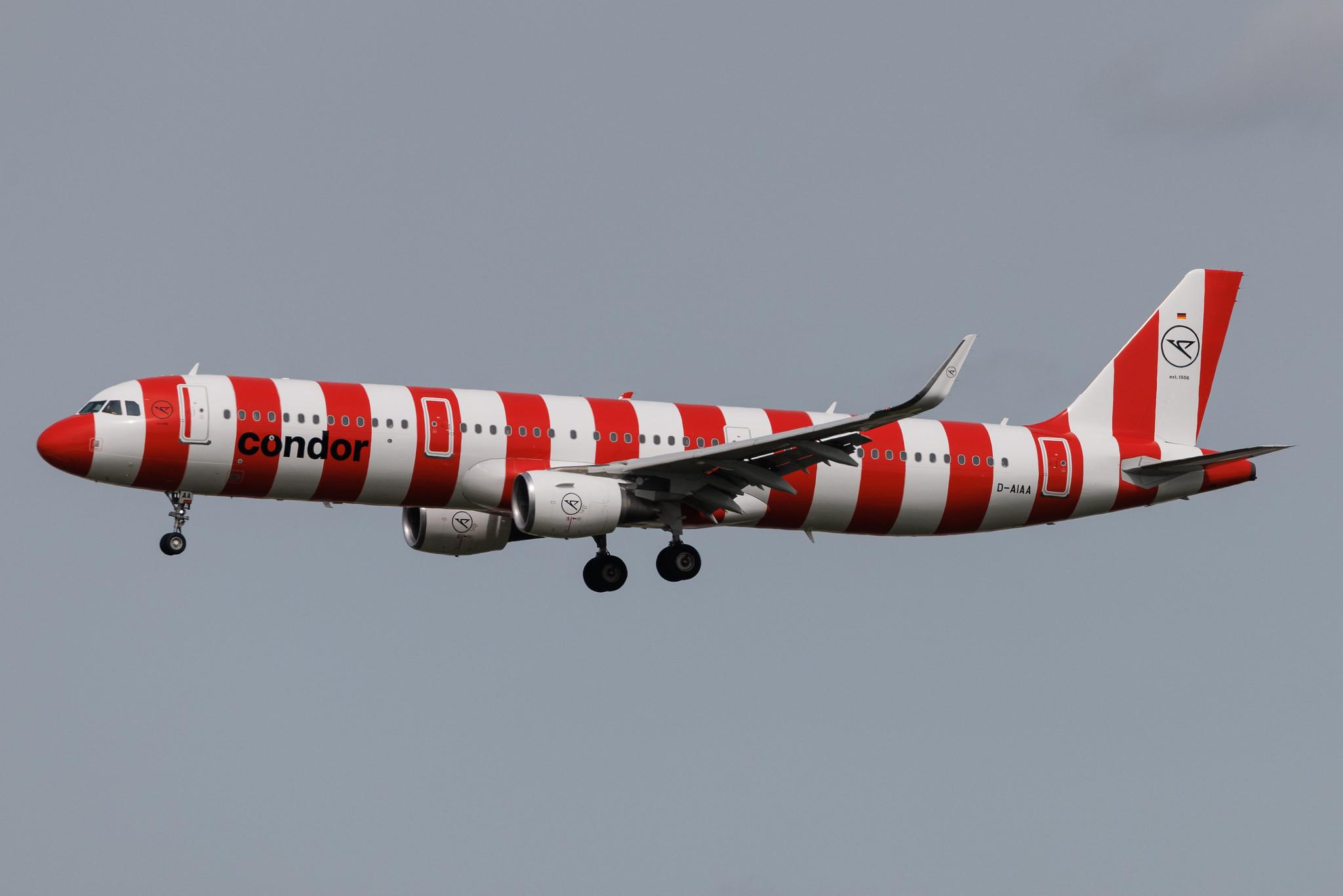 Frankfurt Airport: Condor (DE / CFG) | Airbus A321-211 A321 | D-AIAA | MSN 06767
