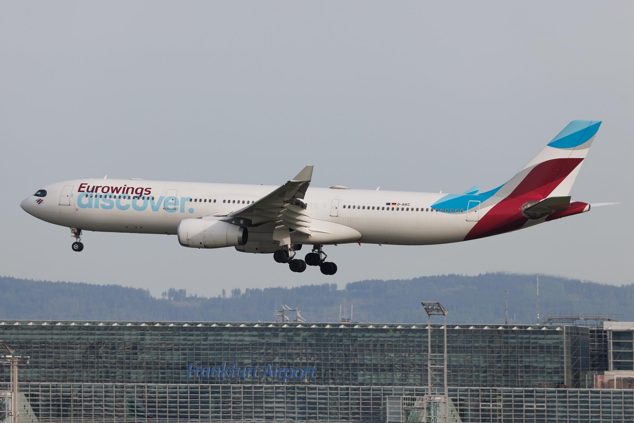 Frankfurt Airport: Eurowings Discover (4Y / OCN) | Airbus A330-343 A333 | D-AIKC | MSN 0579
