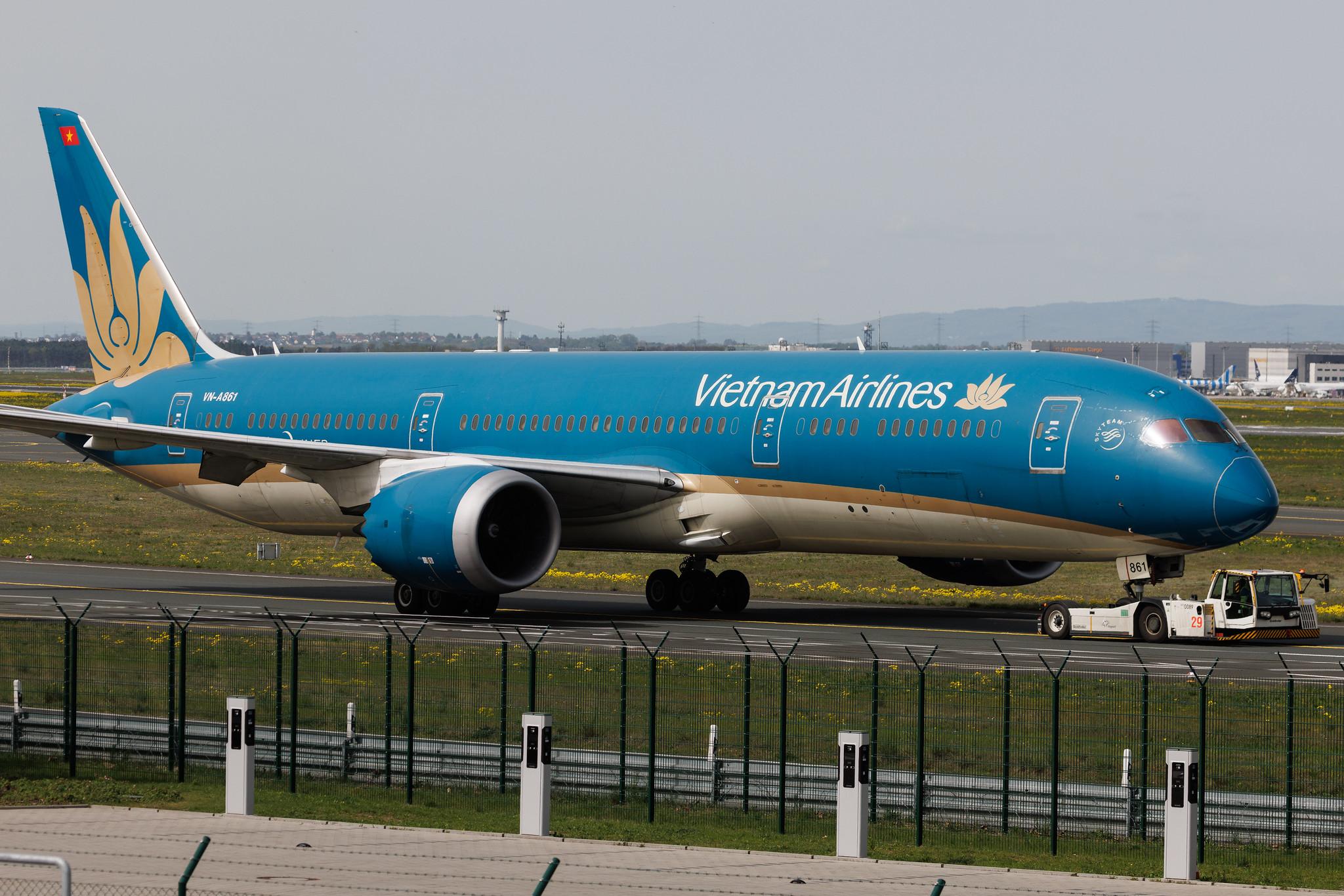 Frankfurt Airport: Vietnam Airlines (VN / HVN) | Boeing 787-9 Dreamliner B789 | VN-A861 | MSN 35151