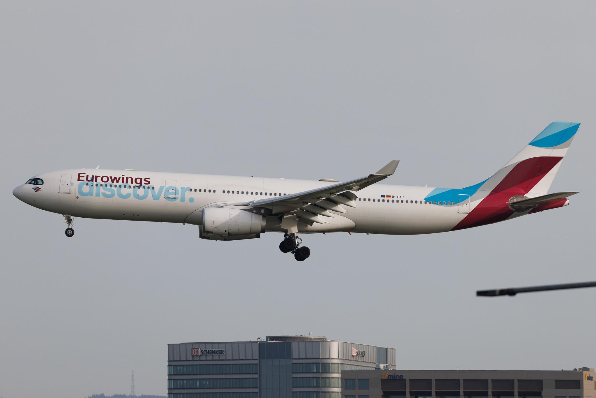 Frankfurt Airport: Eurowings Discover (4Y / OCN) | Airbus A330-343 A333 | D-AIKC | MSN 0579