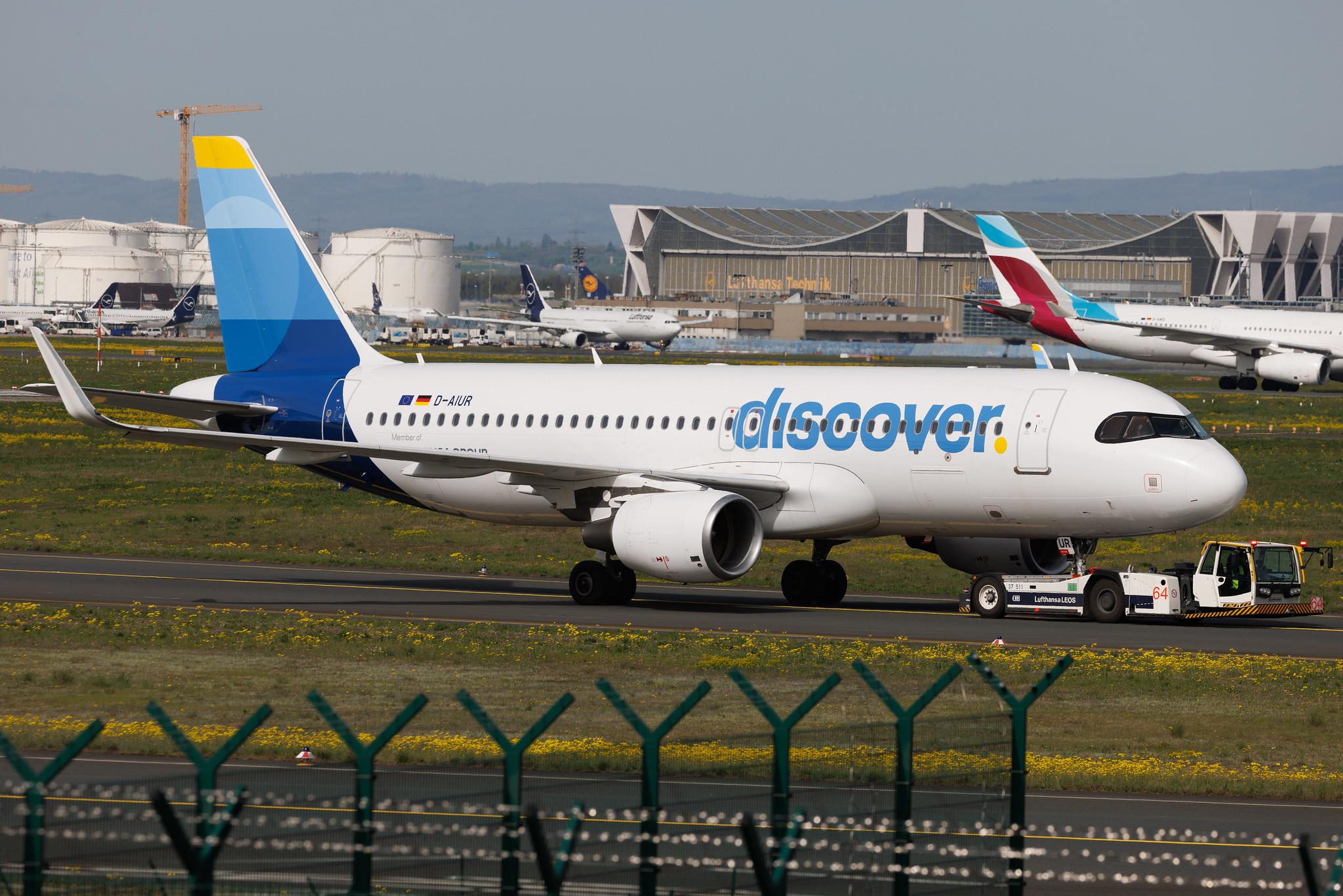 Frankfurt Airport: Discover Airlines (4Y / OCN) | Airbus A320-214 A320 | D-AIUR | MSN 6985