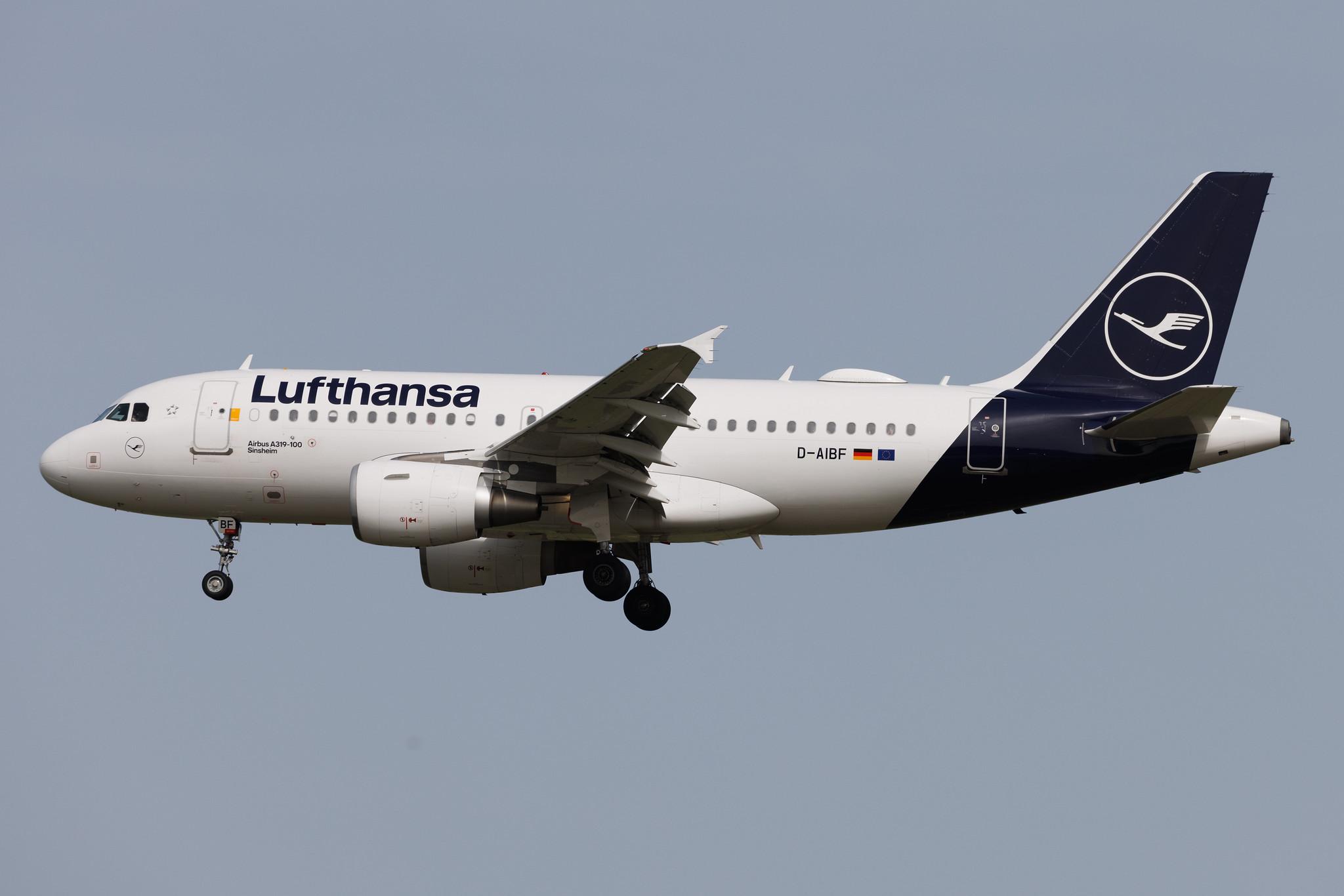 Frankfurt Airport: Lufthansa (LH / DLH) | Airbus A319-112 A319 | D-AIBF | MSN 4796