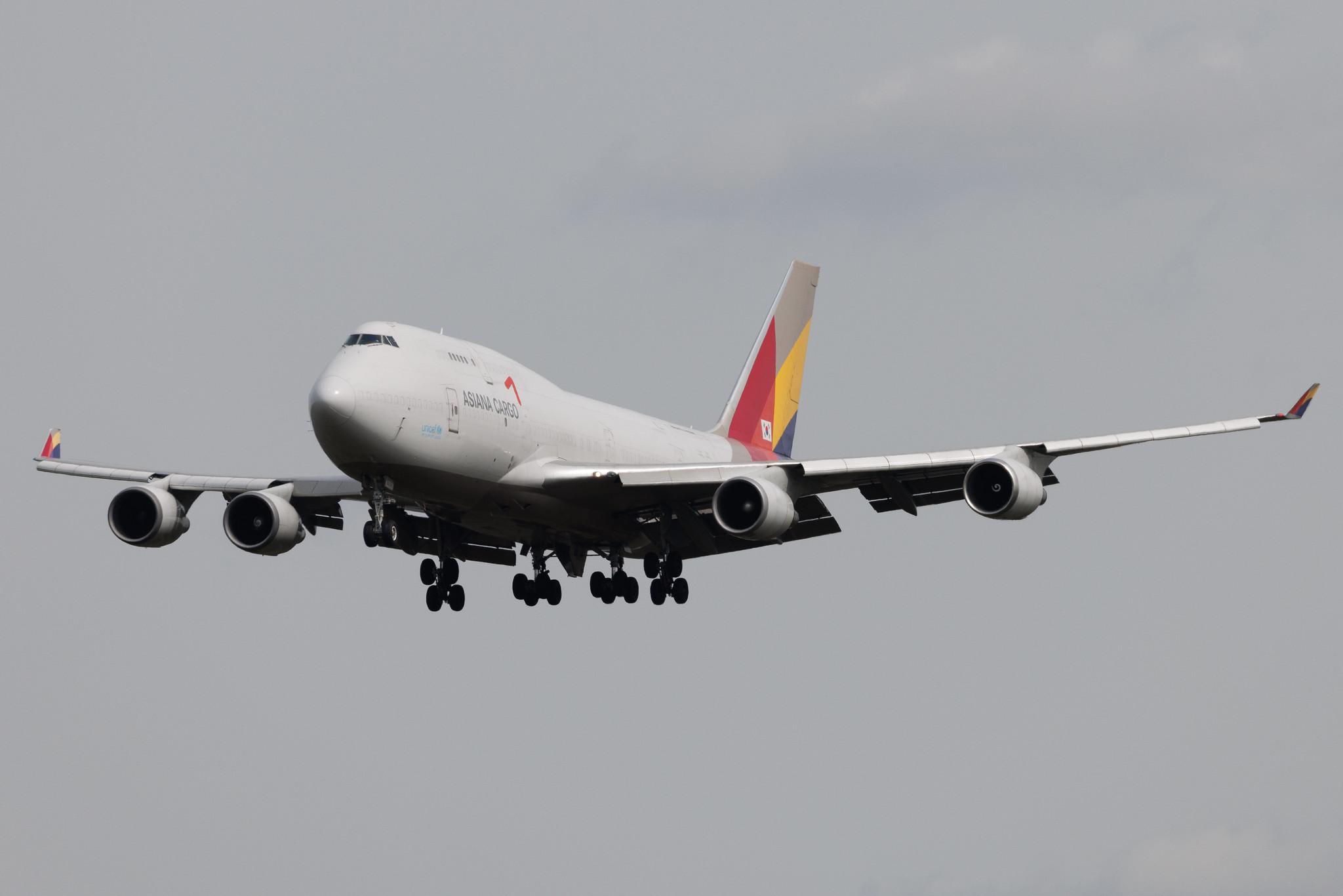Frankfurt Airport: Asiana Cargo (OZ / AAR) | Operator: Asiana Airlines | Boeing 747-419(BDSF) B744 | HL7620 | MSN 29375
