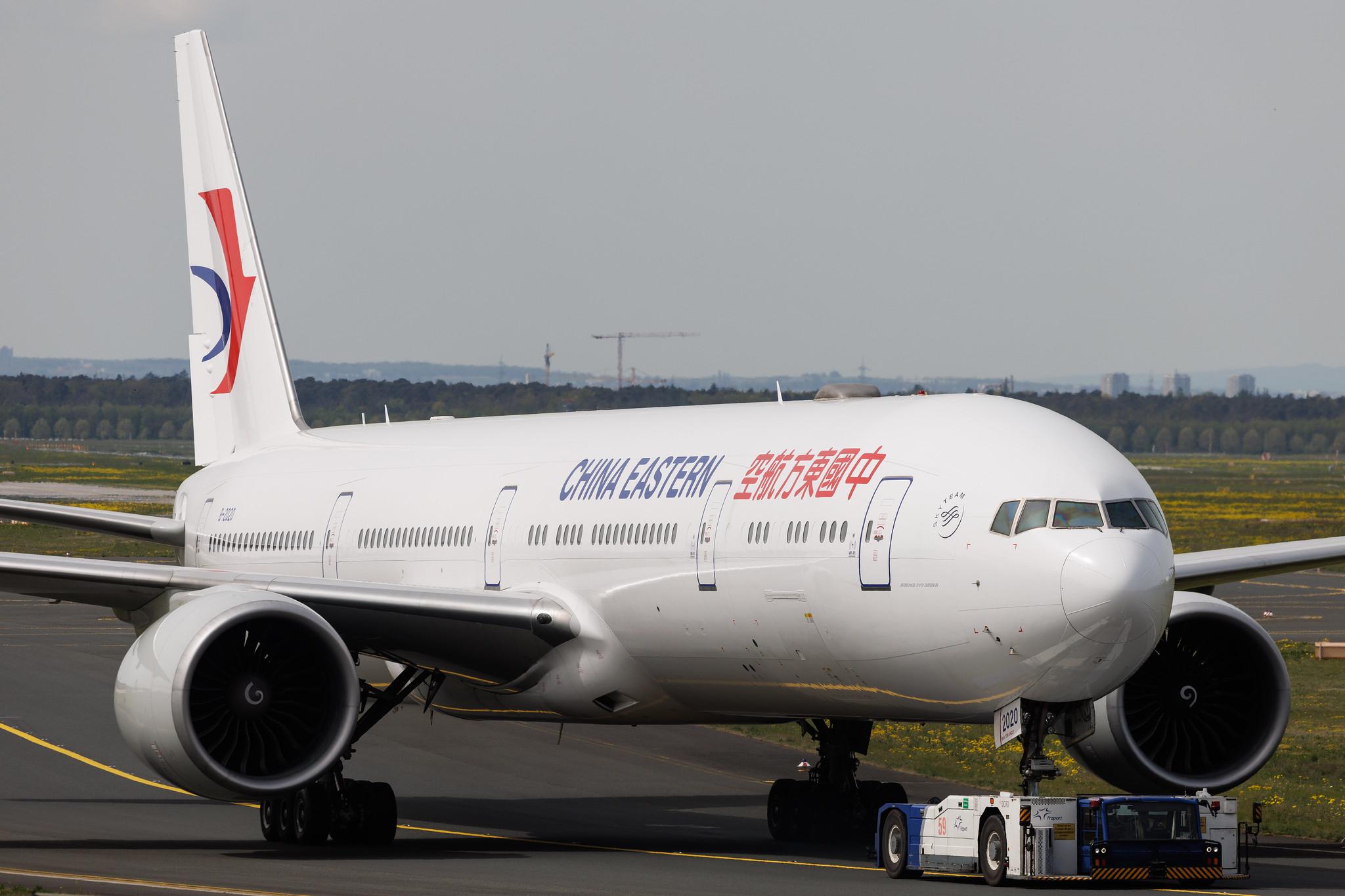 Frankfurt Airport: China Eastern Airlines (MU / CES) | Boeing 777-39P(ER) B77W | B-2020 | MSN 43272