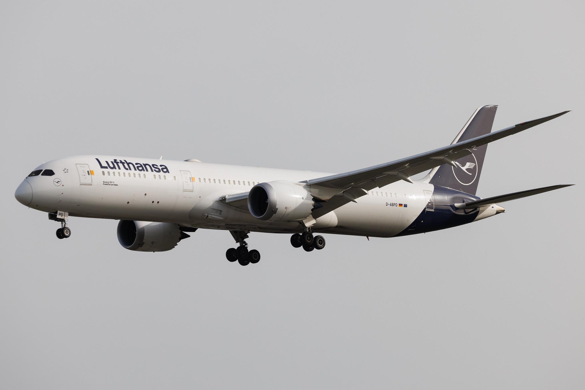 Frankfurt Airport: Lufthansa (LH / DLH) | Boeing 787-9 Dreamliner B789 | D-ABPD | MSN 62729