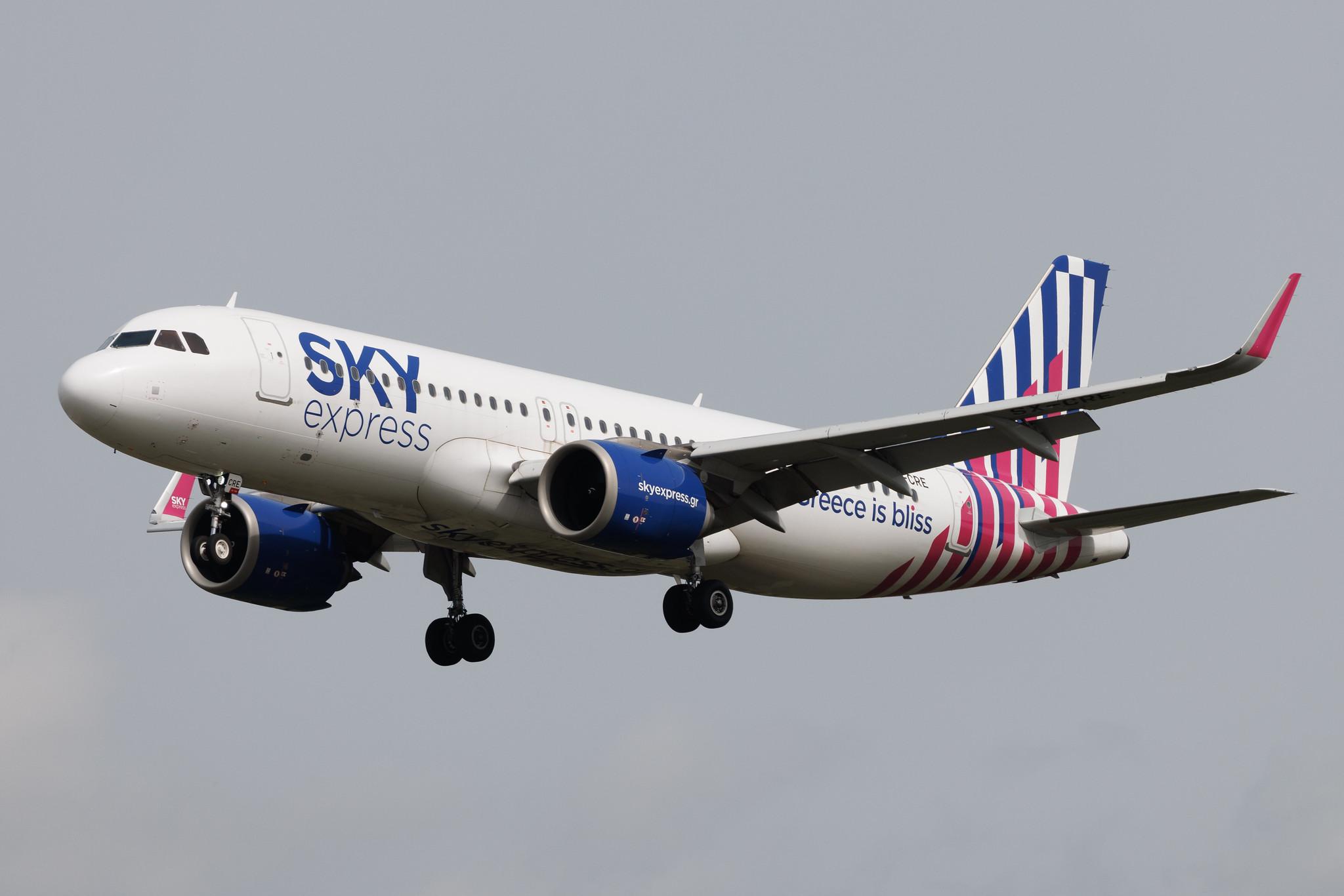 Frankfurt Airport: SKY express (GQ / SEH) | Airbus A320-251N A20N | SX-CRE | MSN 10302