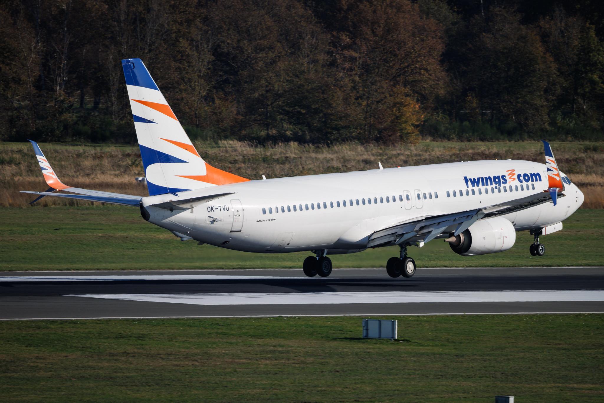 Köln Bonn Airport: Smartwings (QS / TVS) | Boeing 737-86N B738 | OK-TVU | MSN 38025