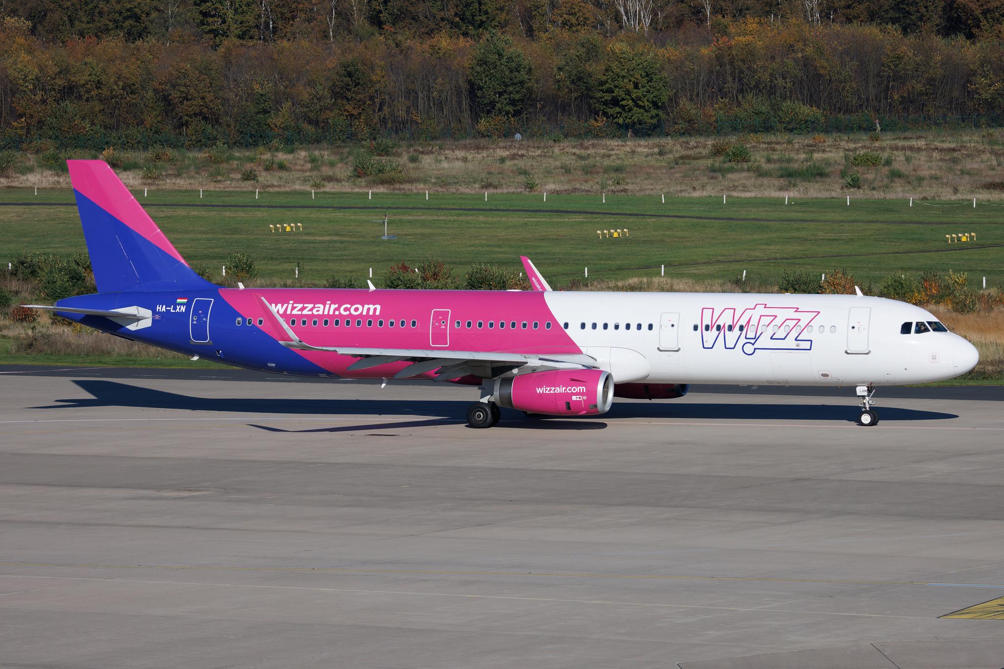 Köln Bonn Airport: Wizz Air (W6 / WZZ) | Airbus A321-231 A321 | HA-LXN | MSN 07532