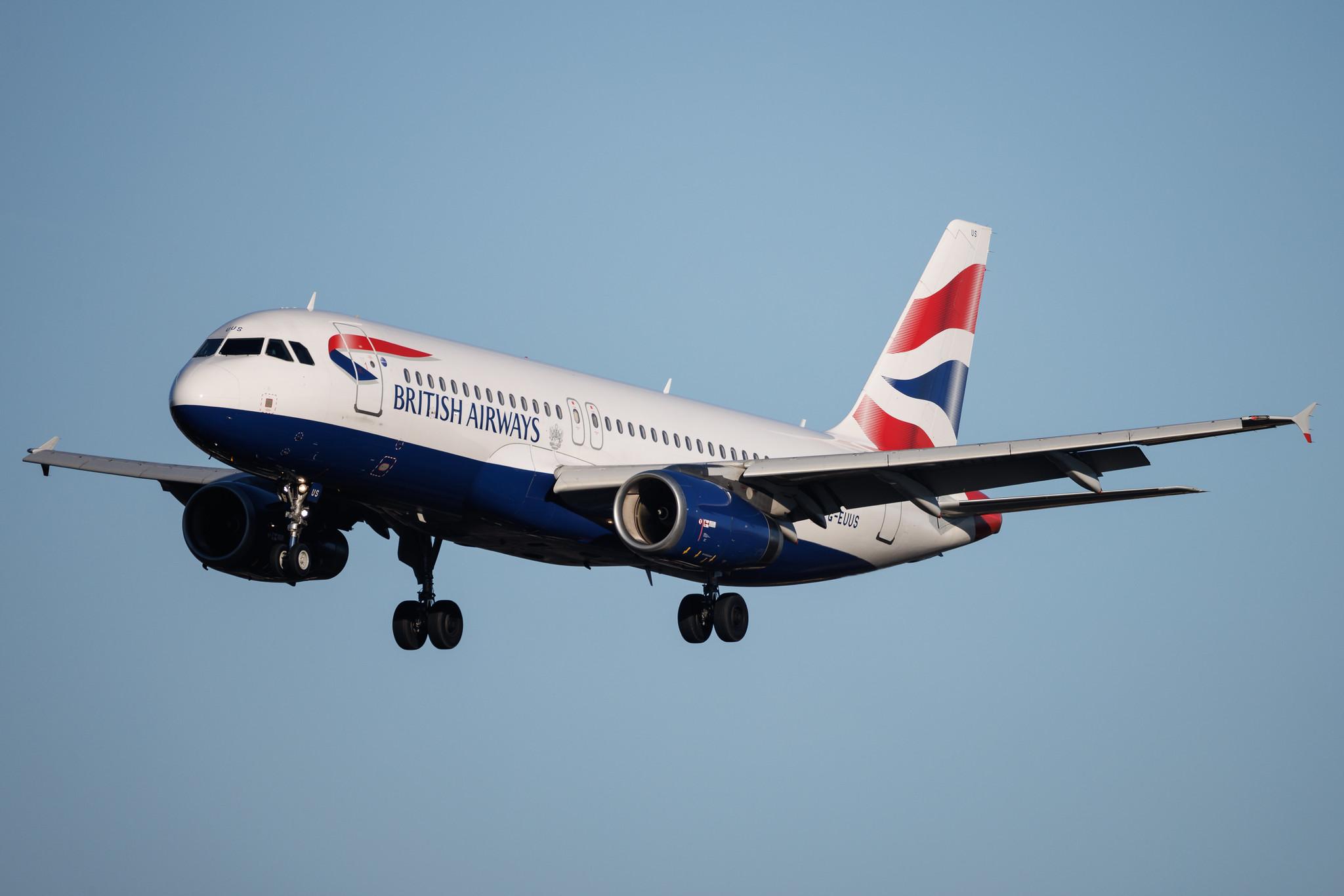 Hamburg Airport: British Airways (BA / BAW) | Airbus A320-232 A320 | G-EUUS | MSN 3301