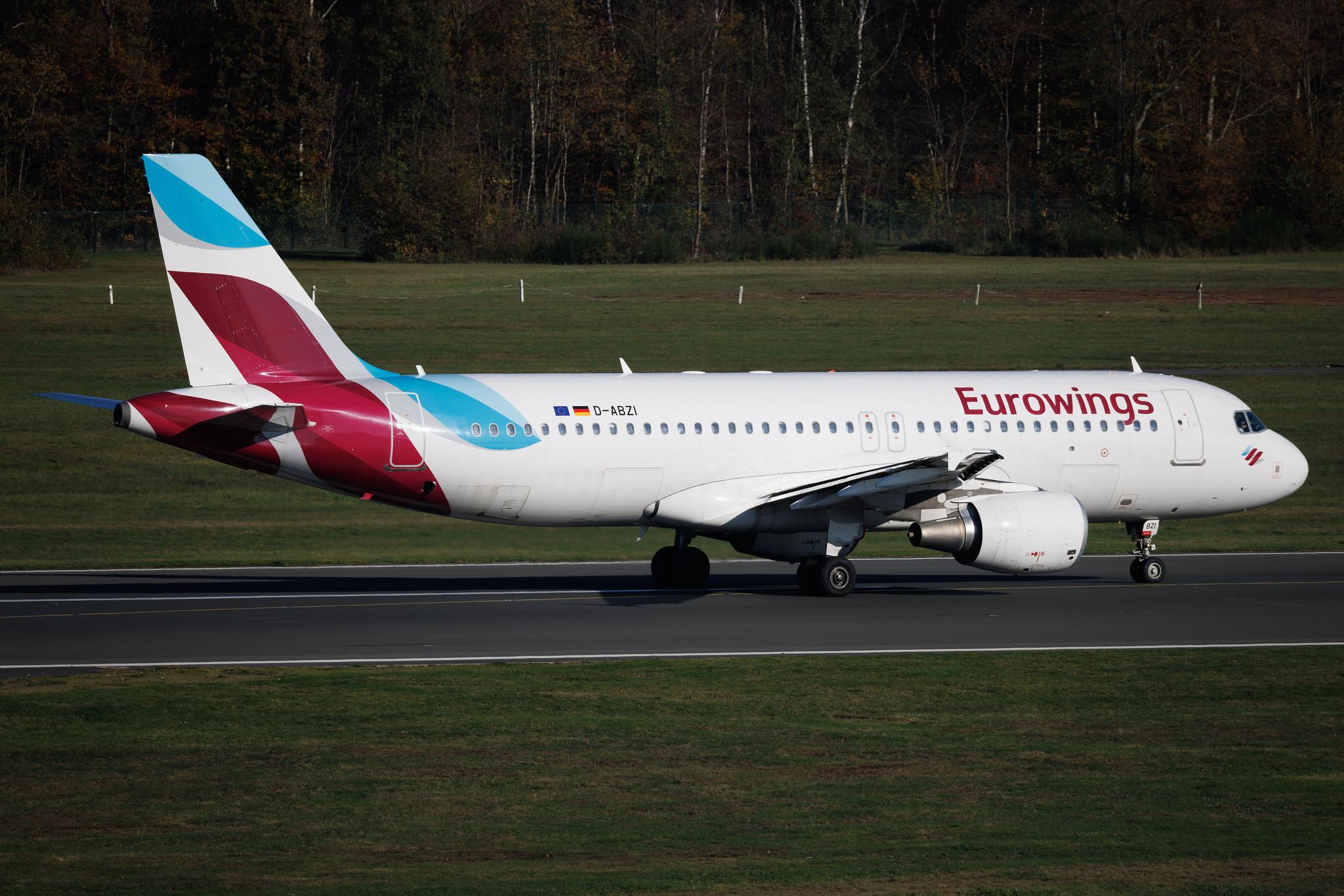 Köln Bonn Airport: Eurowings (EW / EWG) | Airbus A319-132 A319 | D-AGWI | MSN 3358