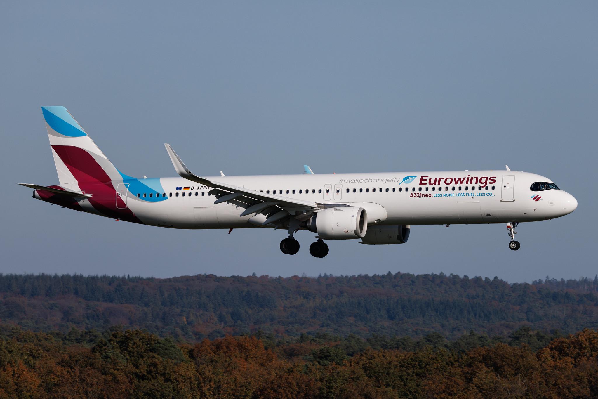 Köln Bonn Airport: Eurowings (EW / EWG) | Airbus A321-251NX A21N | D-AEED | MSN 11641