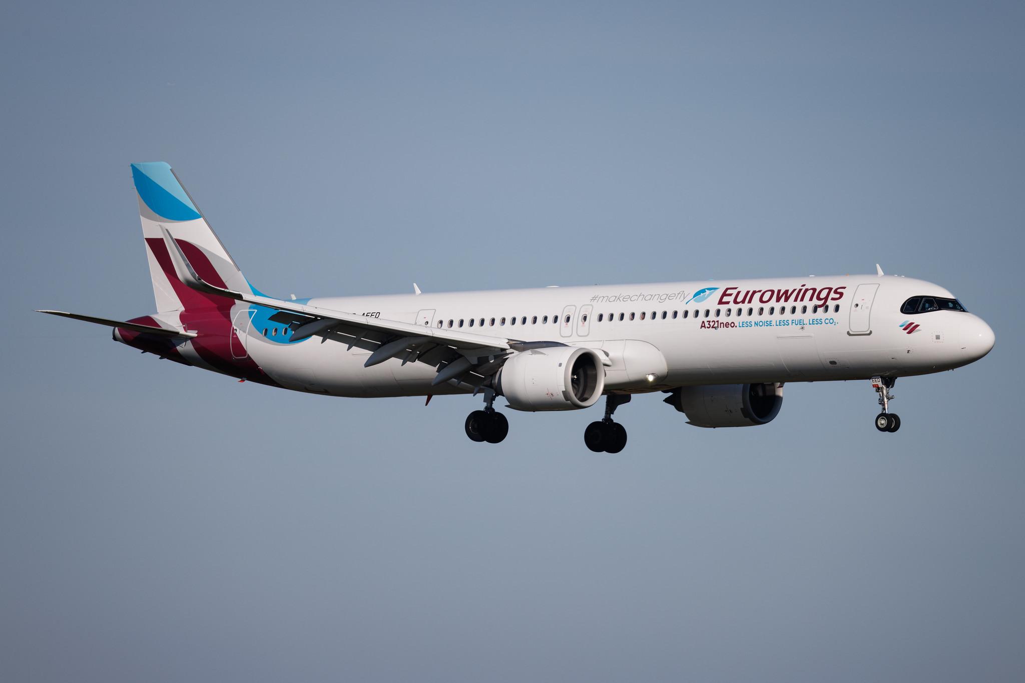 Köln Bonn Airport: Eurowings (EW / EWG) | Airbus A321-251NX A21N | D-AEED | MSN 11641