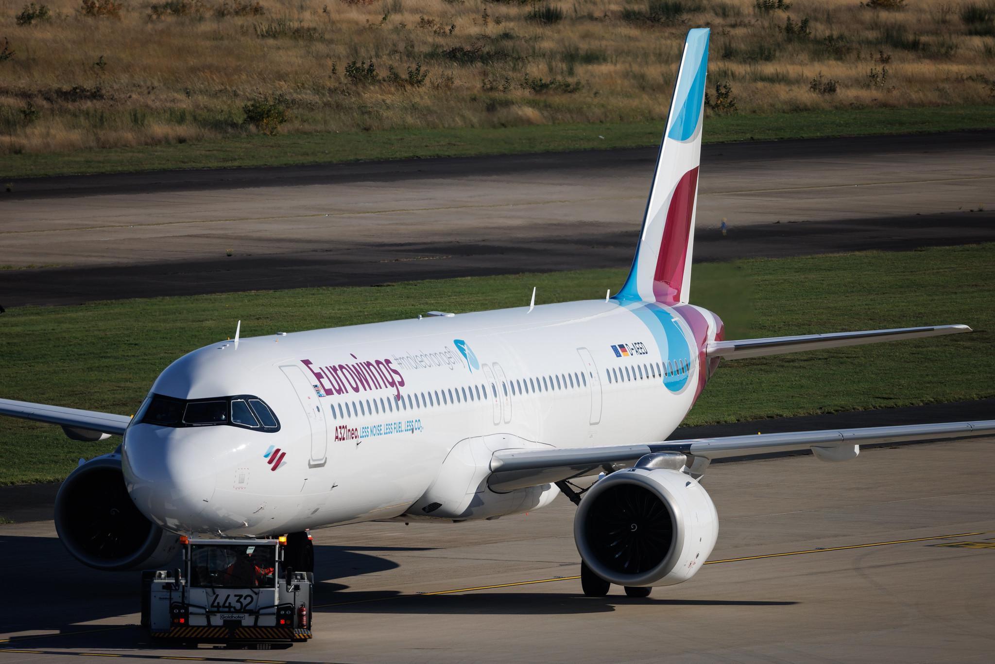 Köln Bonn Airport: Eurowings (EW / EWG) | Airbus A321-251NX A21N | D-AEED | MSN 11641