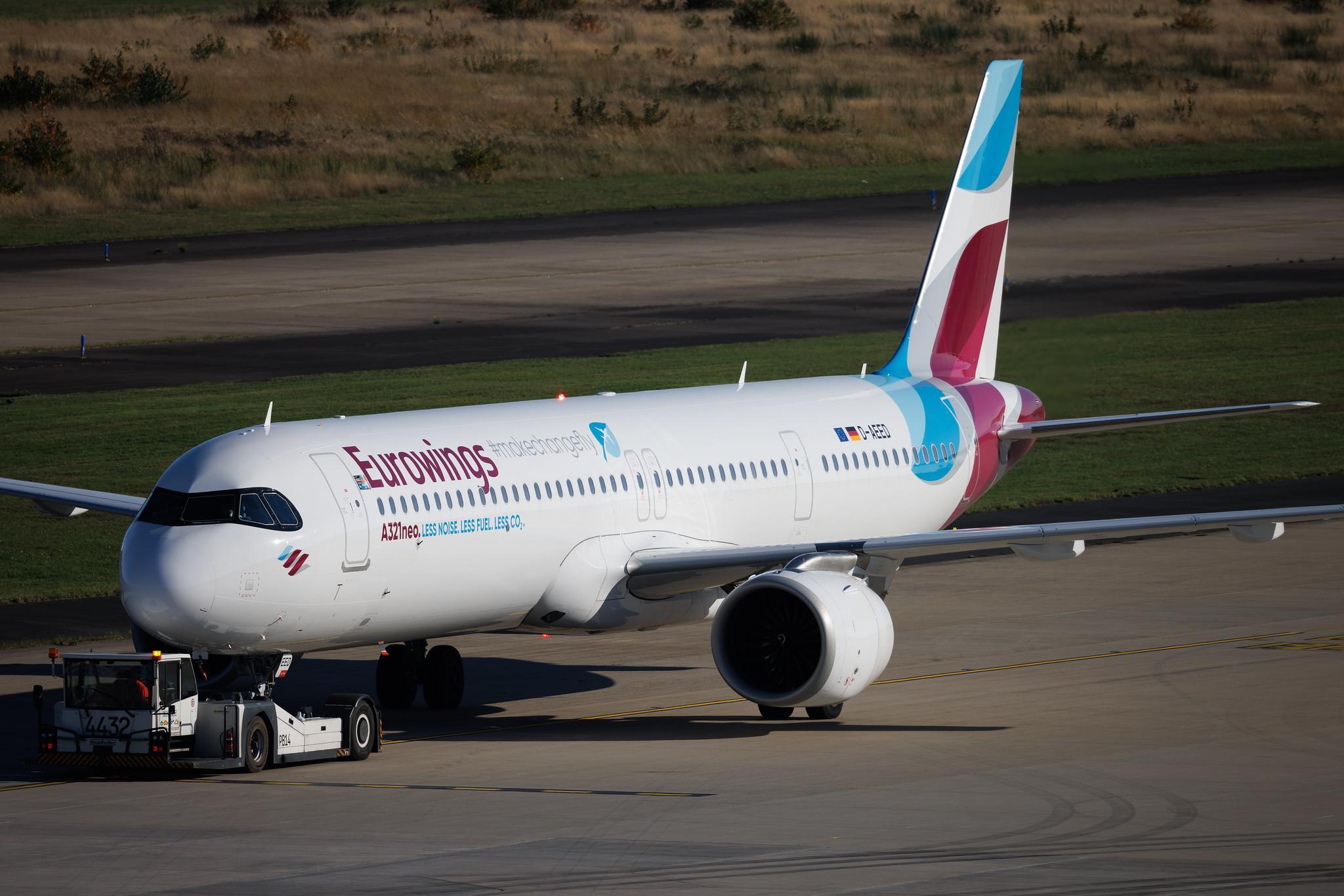 Köln Bonn Airport: Eurowings (EW / EWG) | Airbus A321-251NX A21N | D-AEED | MSN 11641