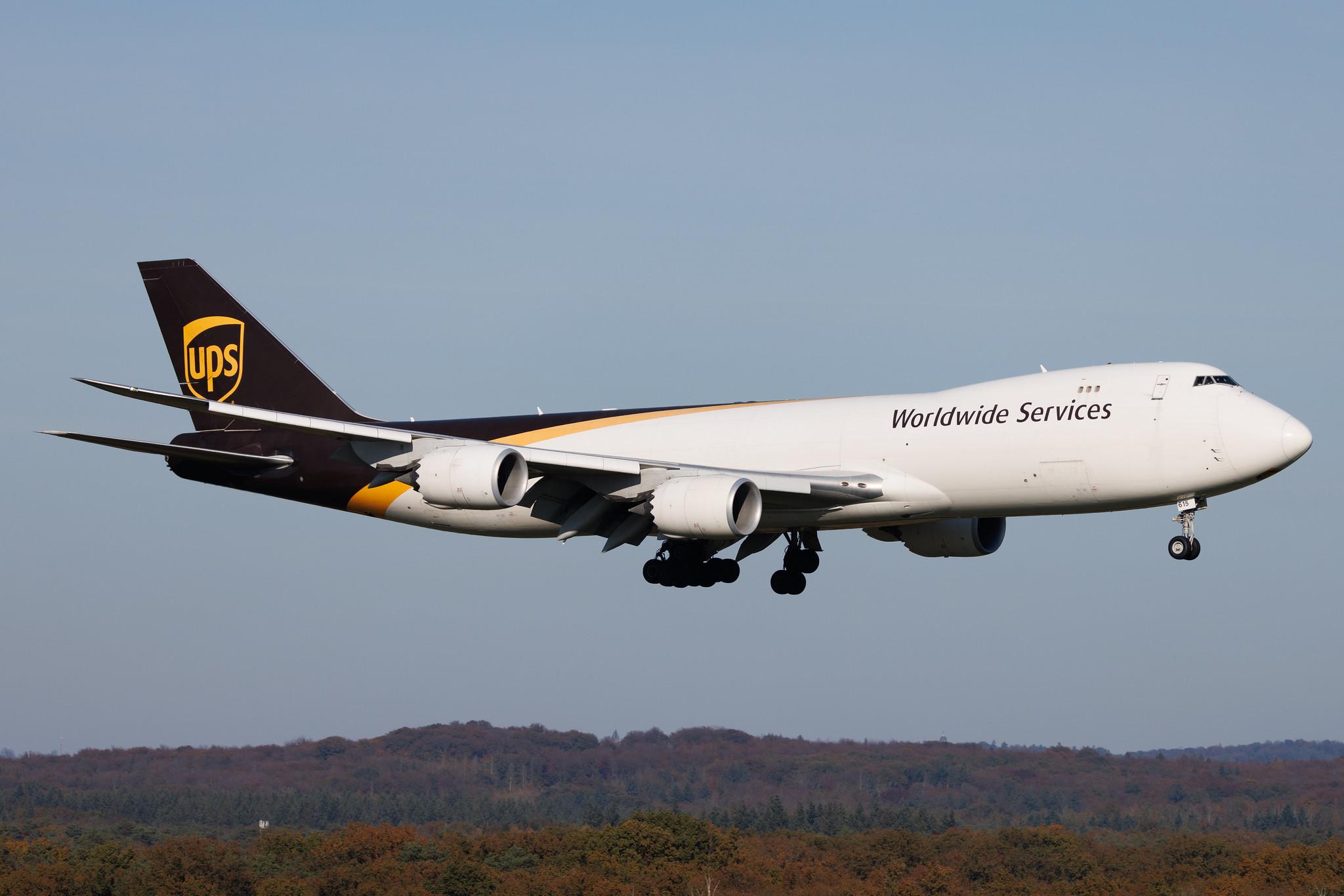Köln Bonn Airport: UPS (5X / UPS) | Boeing 747-8F B748 | N615UP | MSN 64261