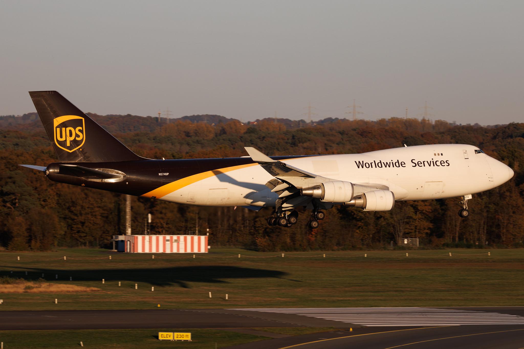 Köln Bonn Airport: UPS (5X / UPS) | Boeing 747-44AF B744 | N574UP | MSN 35663