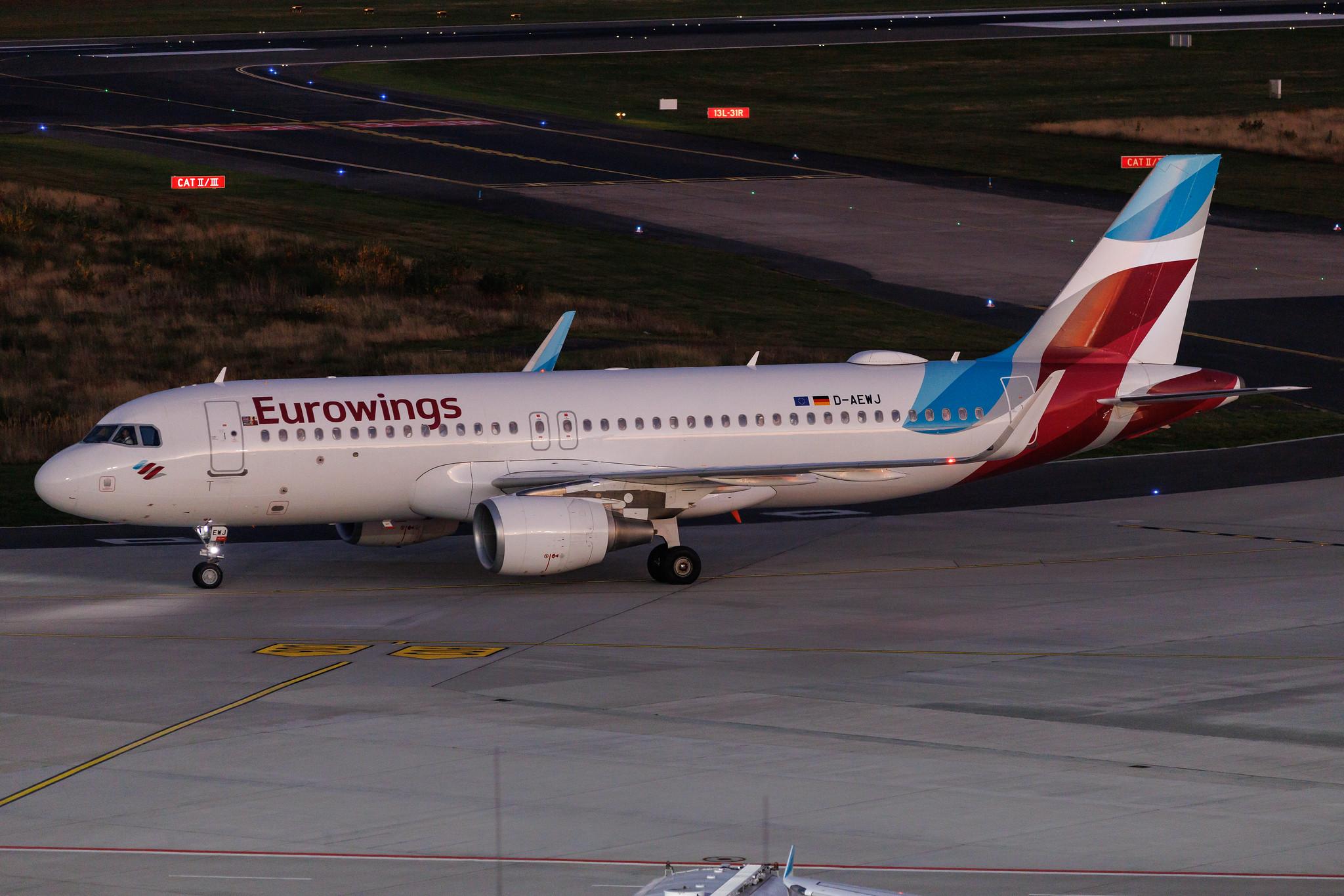 Köln Bonn Airport: Eurowings (EW / EWG) | Airbus A320-214 A320 | D-AEWJ | MSN 7216