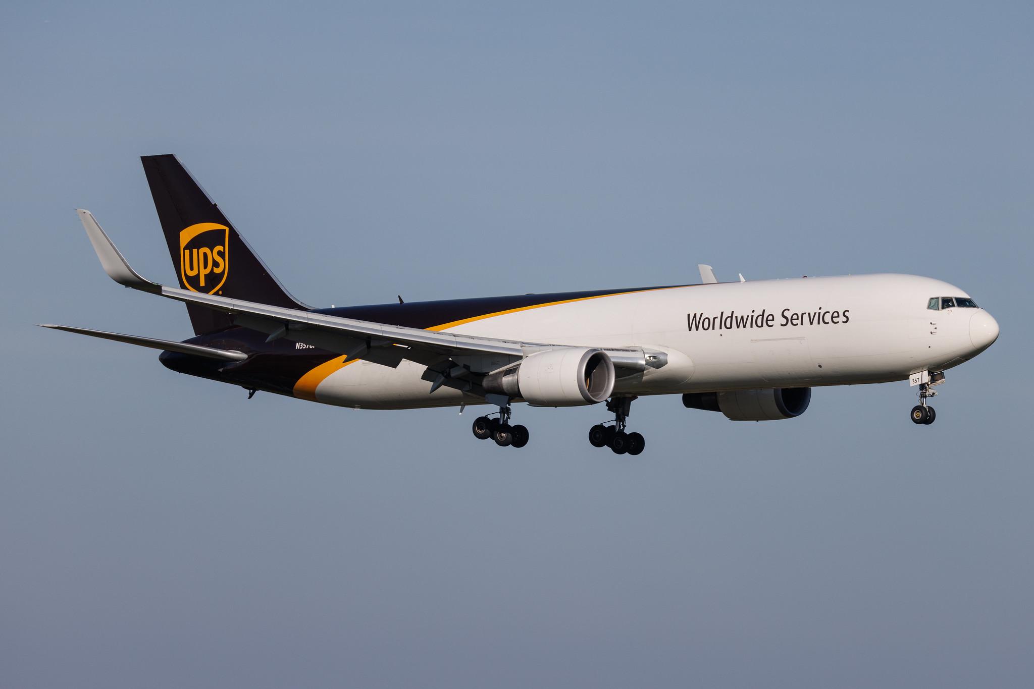 Köln Bonn Airport: UPS (5X / UPS) | Boeing 767-34AF(ER) B763 | N357UP | MSN 37876