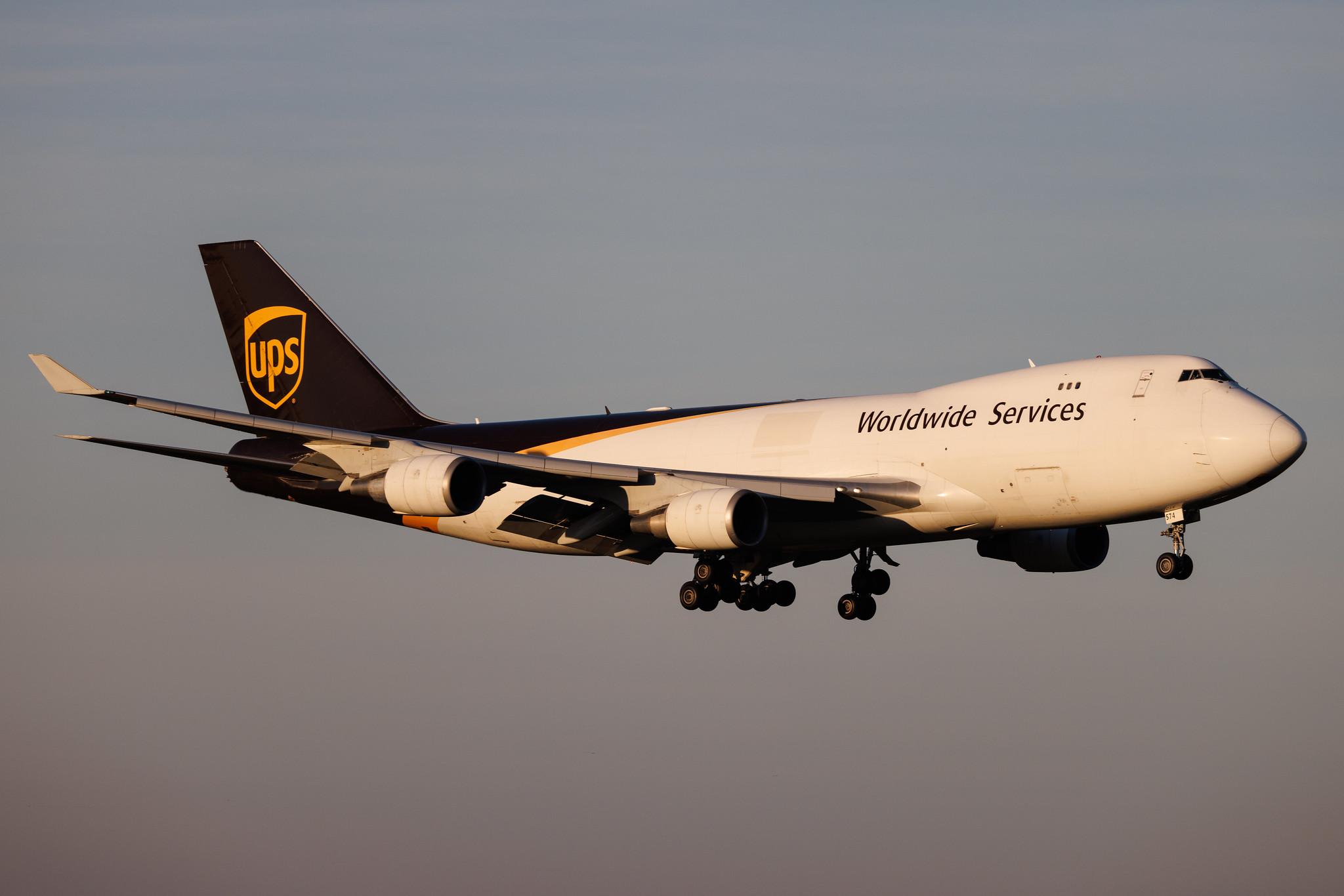Köln Bonn Airport: UPS (5X / UPS) | Boeing 747-44AF B744 | N574UP | MSN 35663