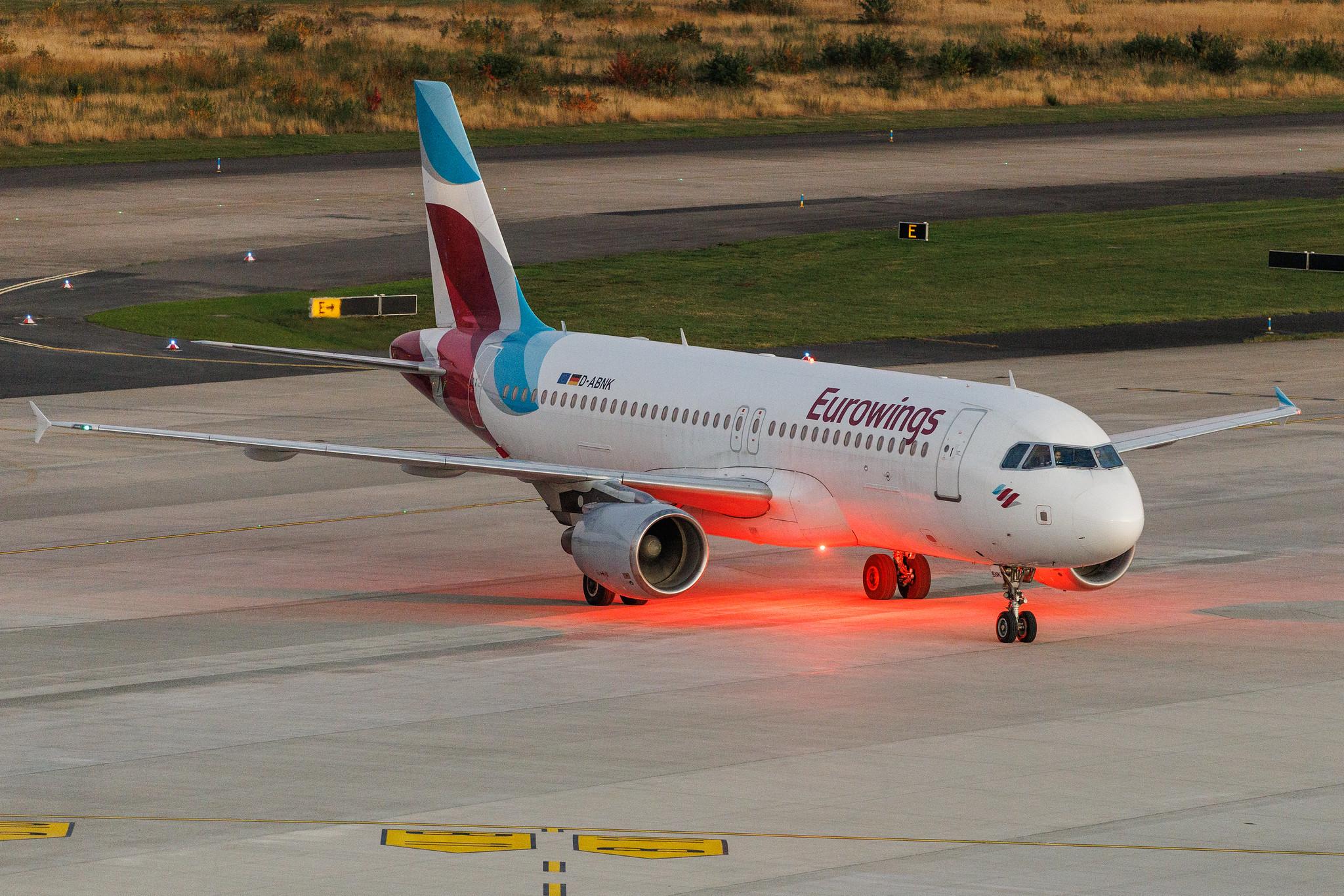 Köln Bonn Airport: Eurowings (EW / EWG) | Airbus A320-214 A320 | D-ABNK | MSN 1769